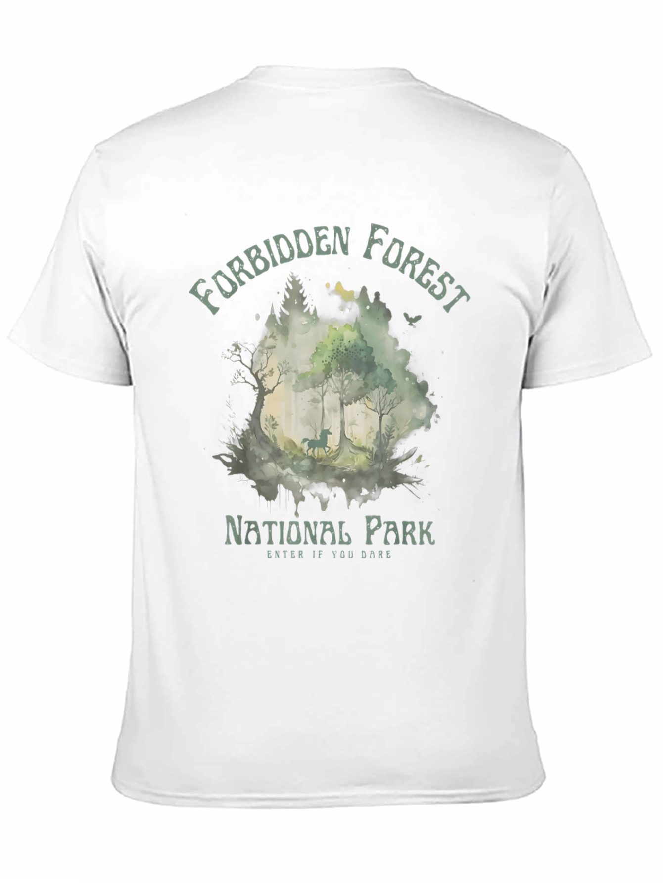 Forbidden Forest National Park Black T-Shirt