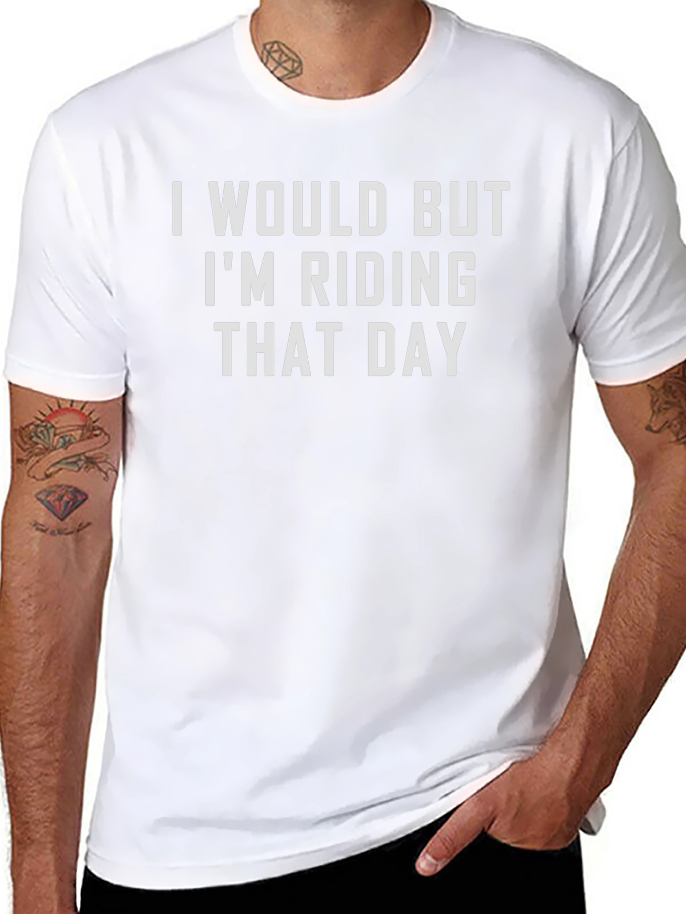Riding That Day Funny Graphic Tee