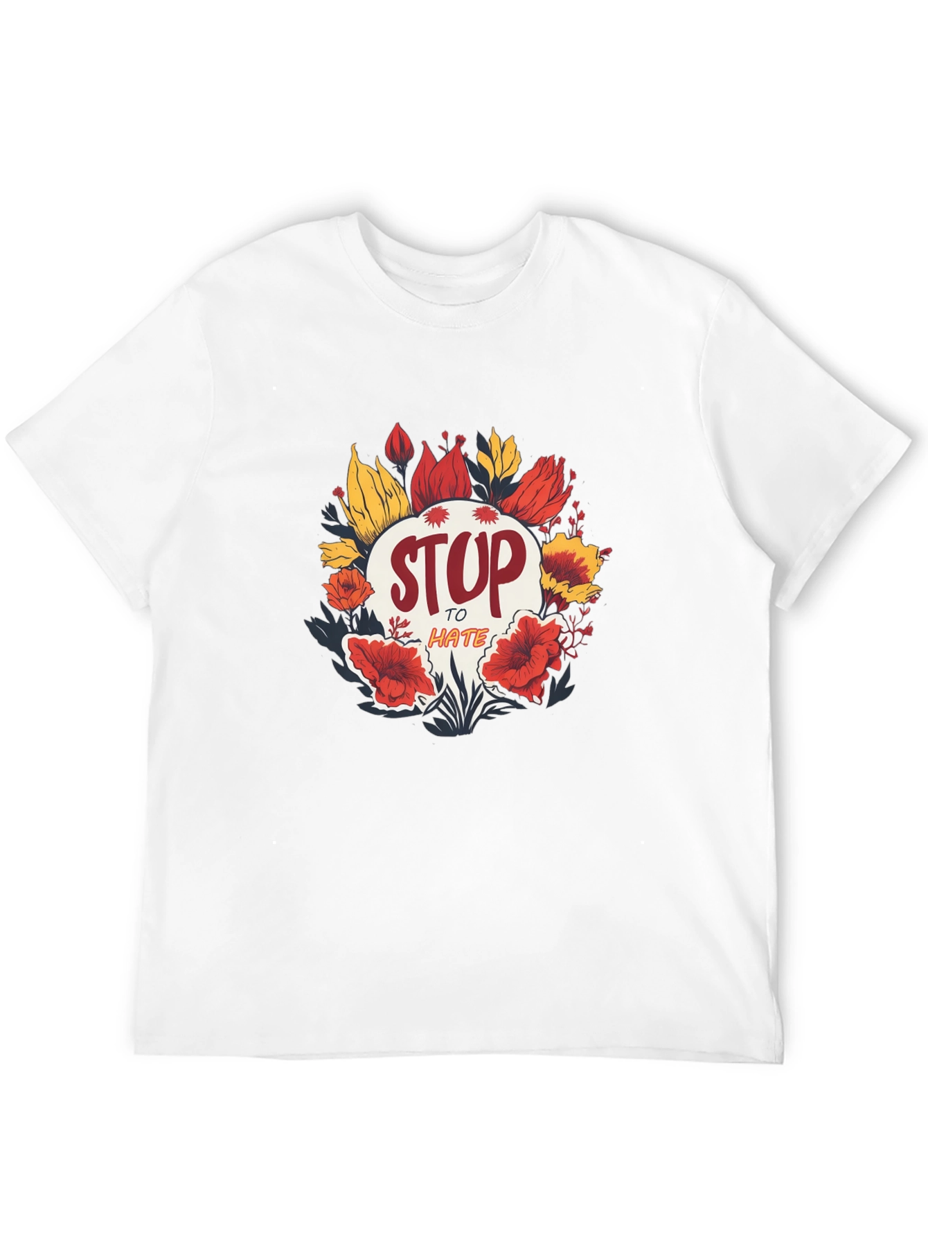Stop to Hate Graphic T-Shirt