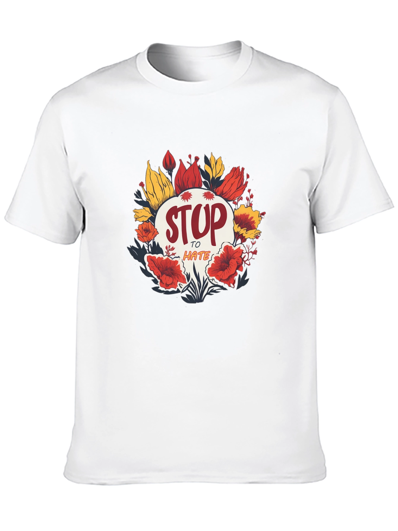 Stop to Hate Graphic T-Shirt