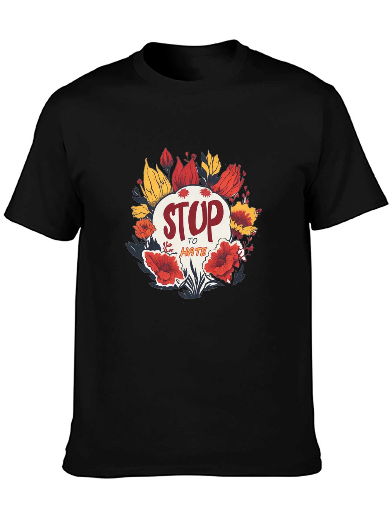 Stop to Hate Graphic T-Shirt