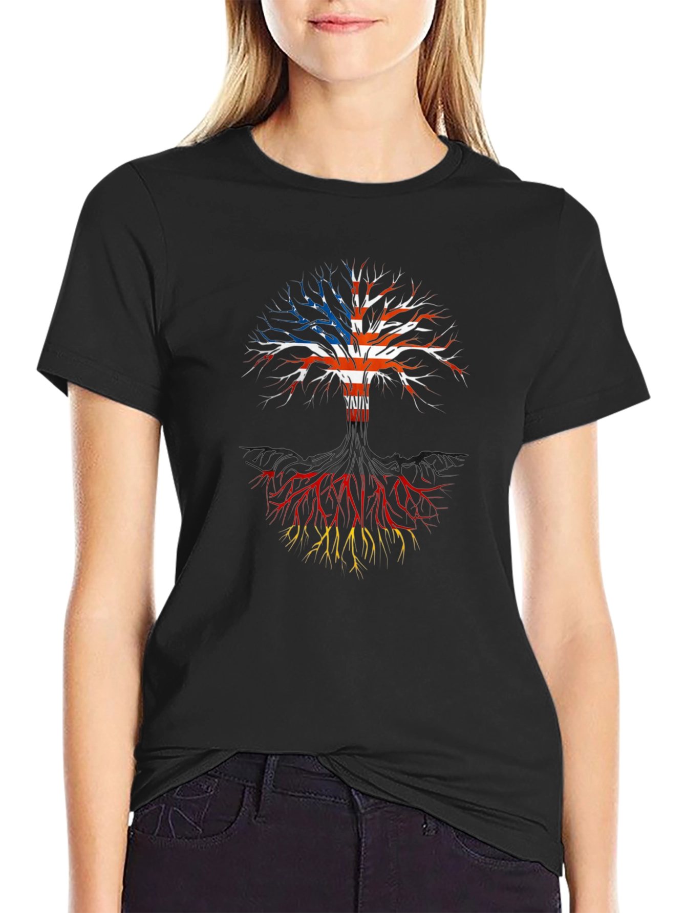 USA and Germany Roots T-Shirt