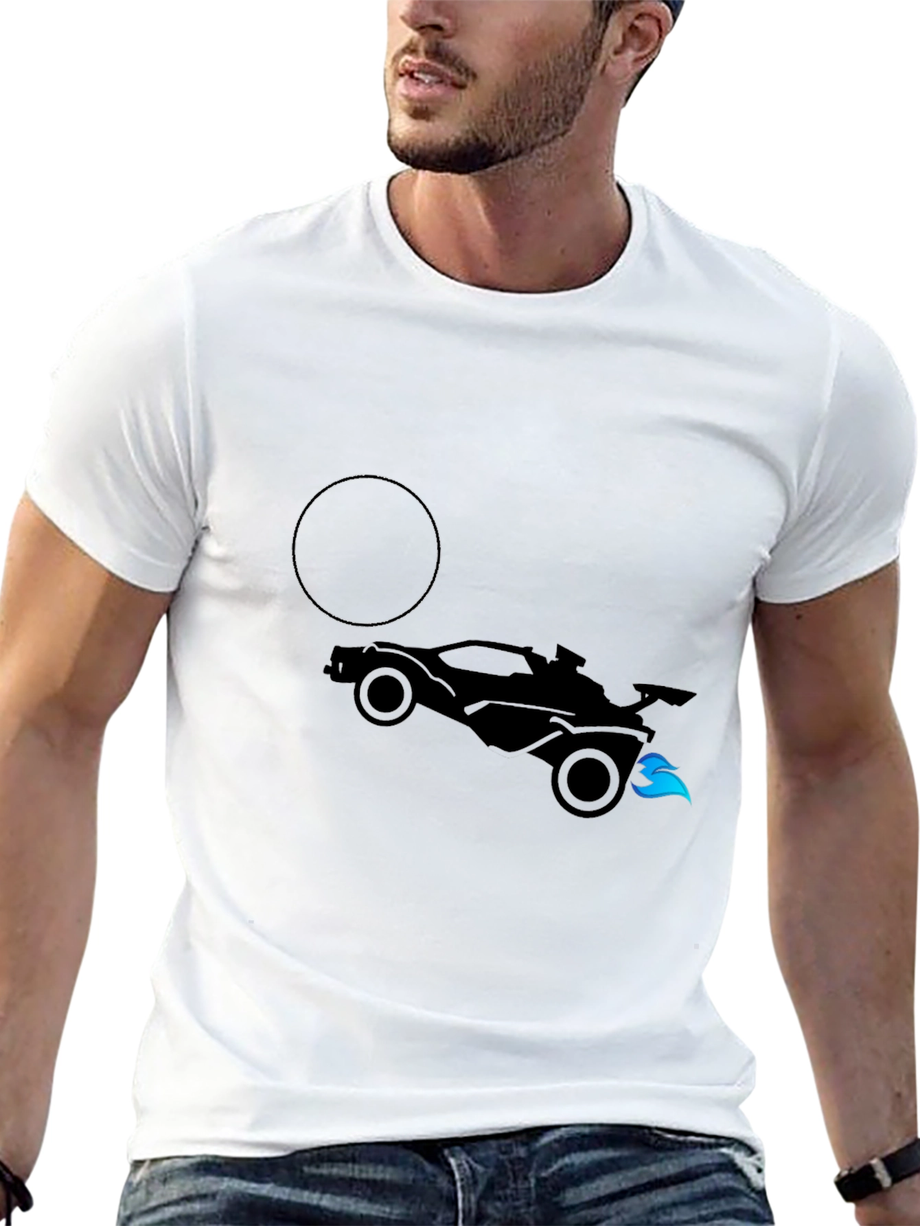 Rocket League Car Black T-Shirt