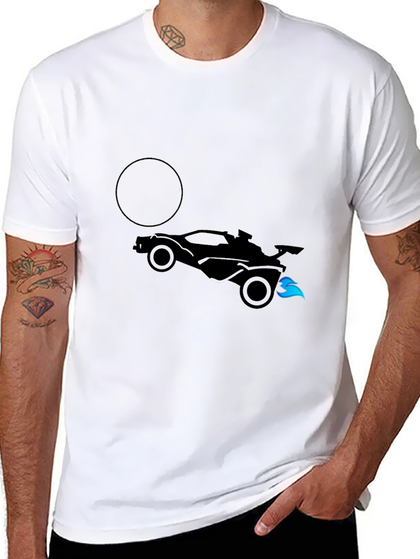 Rocket League Car Black T-Shirt