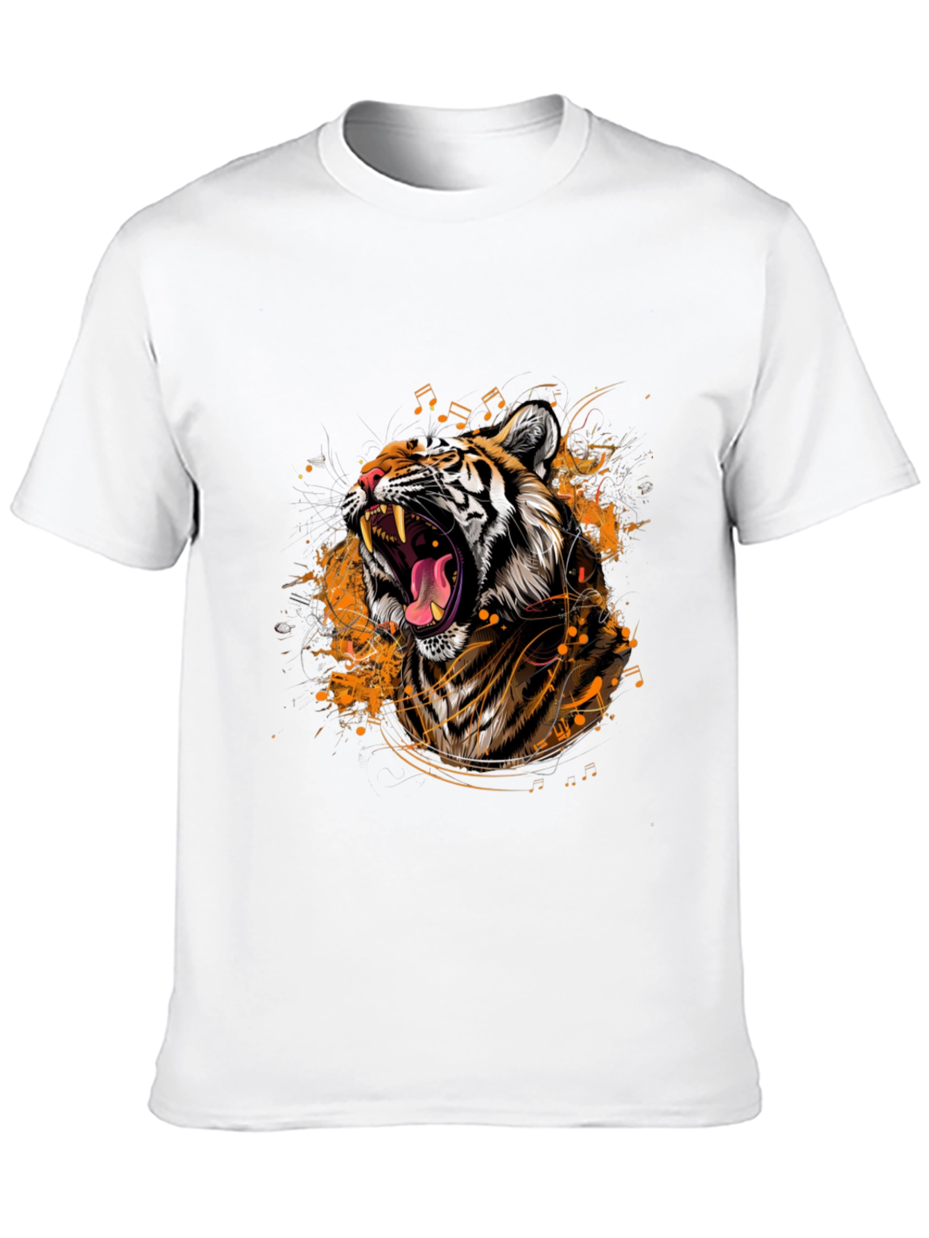 Tiger Roar Graphic Black T-Shirt