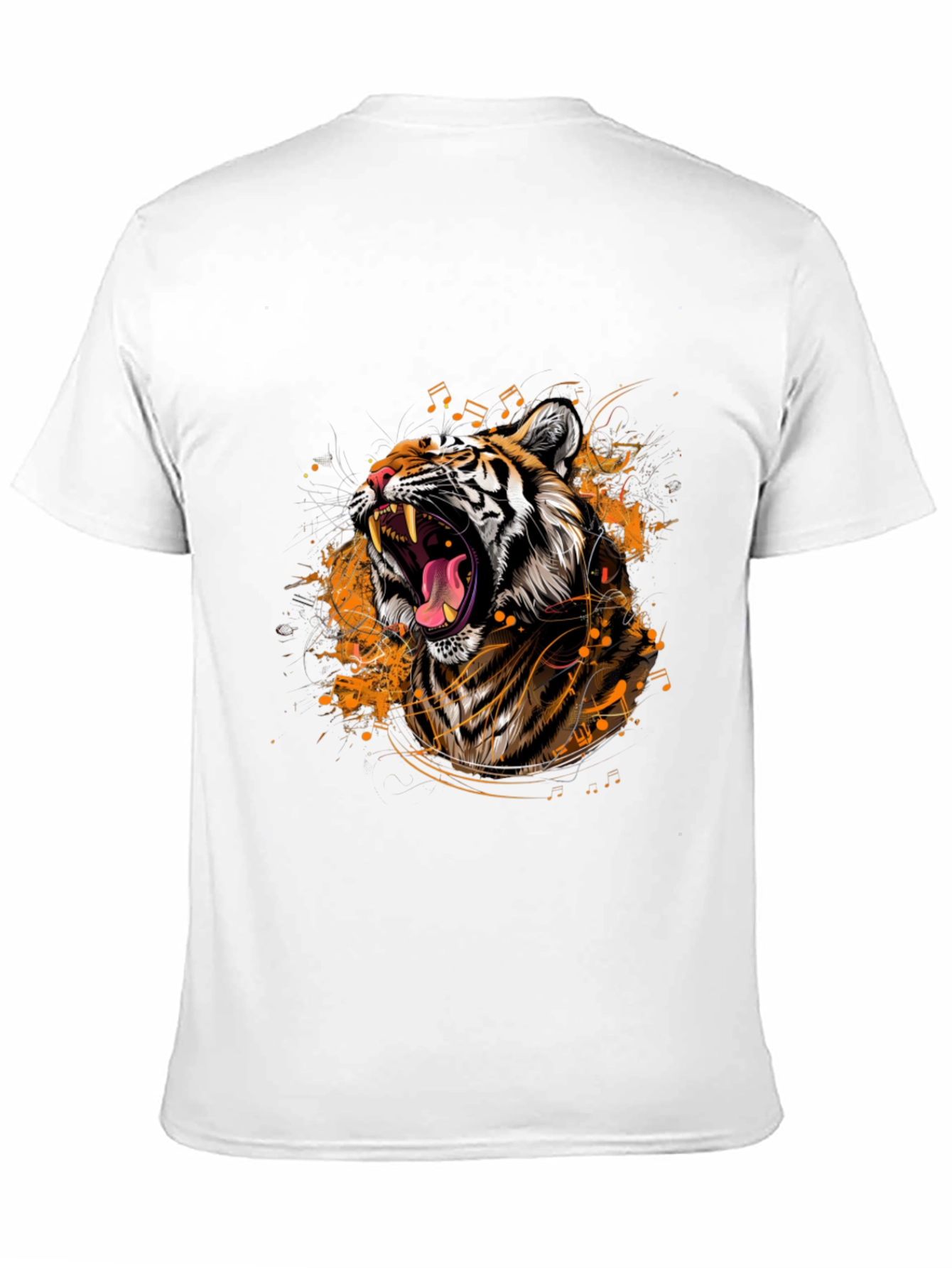 Tiger Roar Graphic Black T-Shirt