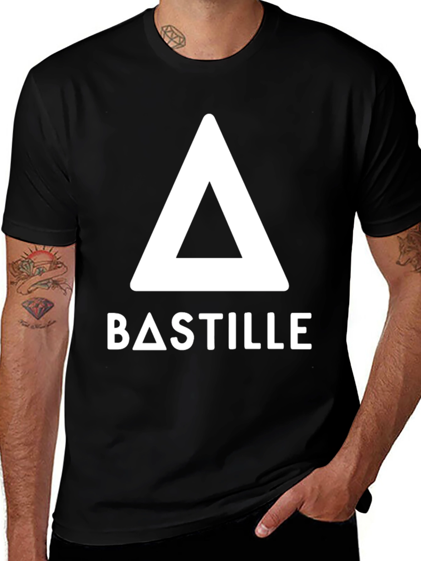 Bastille Band Logo Black T-Shirt