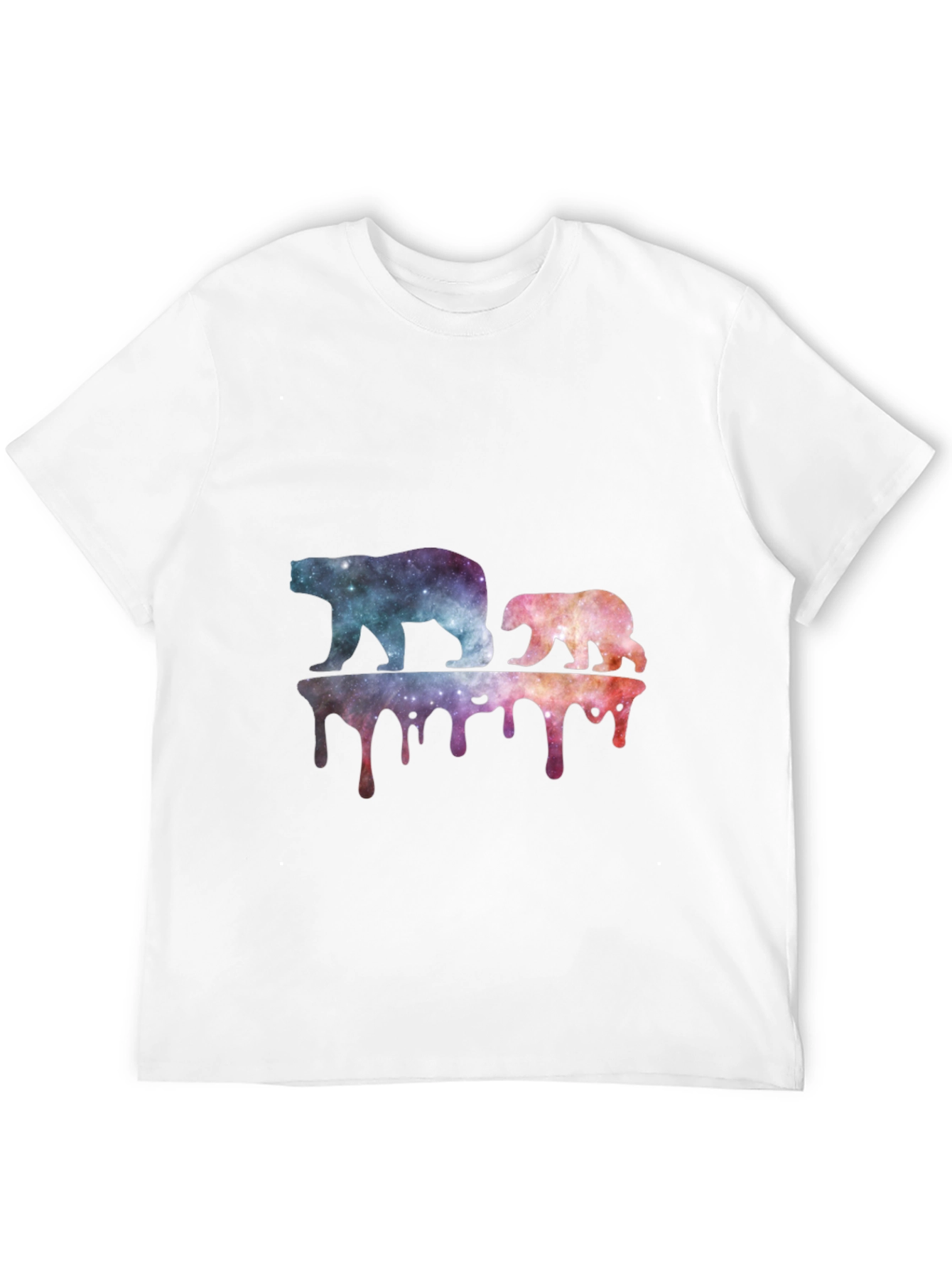 Galaxy Bears Graphic Tee - Black