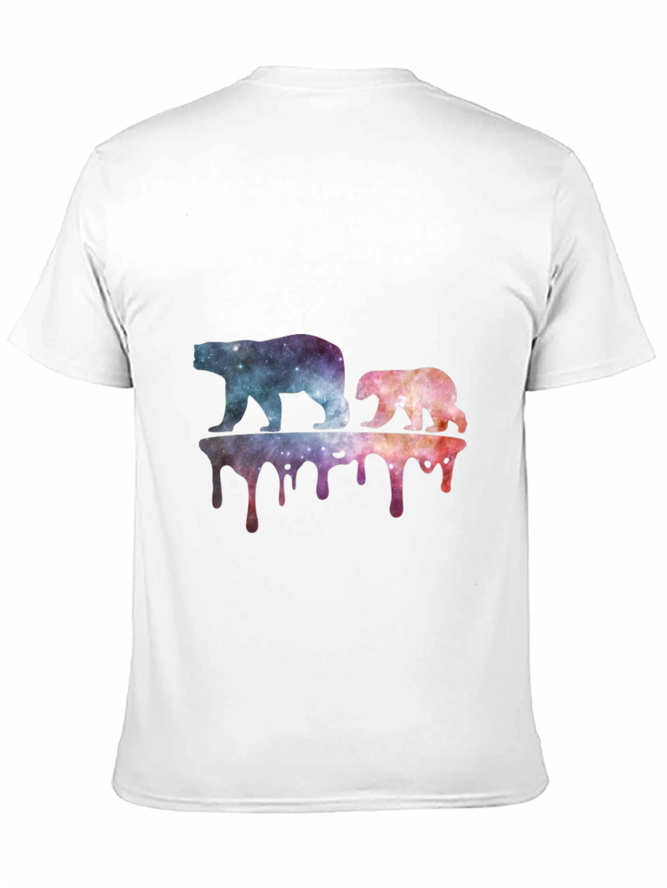Galaxy Bears Graphic Tee - Black