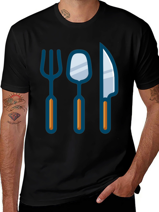 Chefs Utensil T-Shirt - Culinary Kitchen Tee