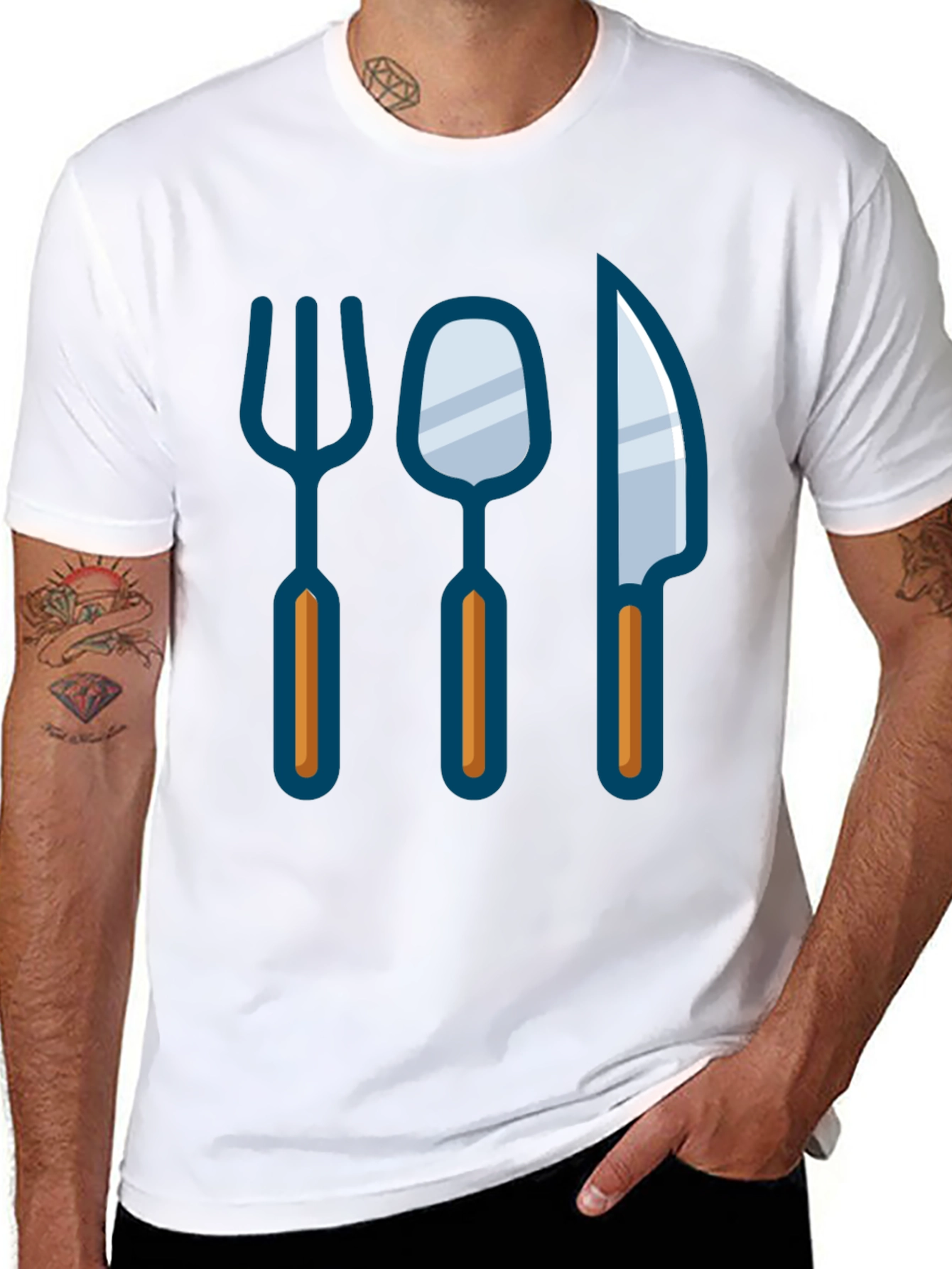 Chefs Utensil T-Shirt - Culinary Kitchen Tee