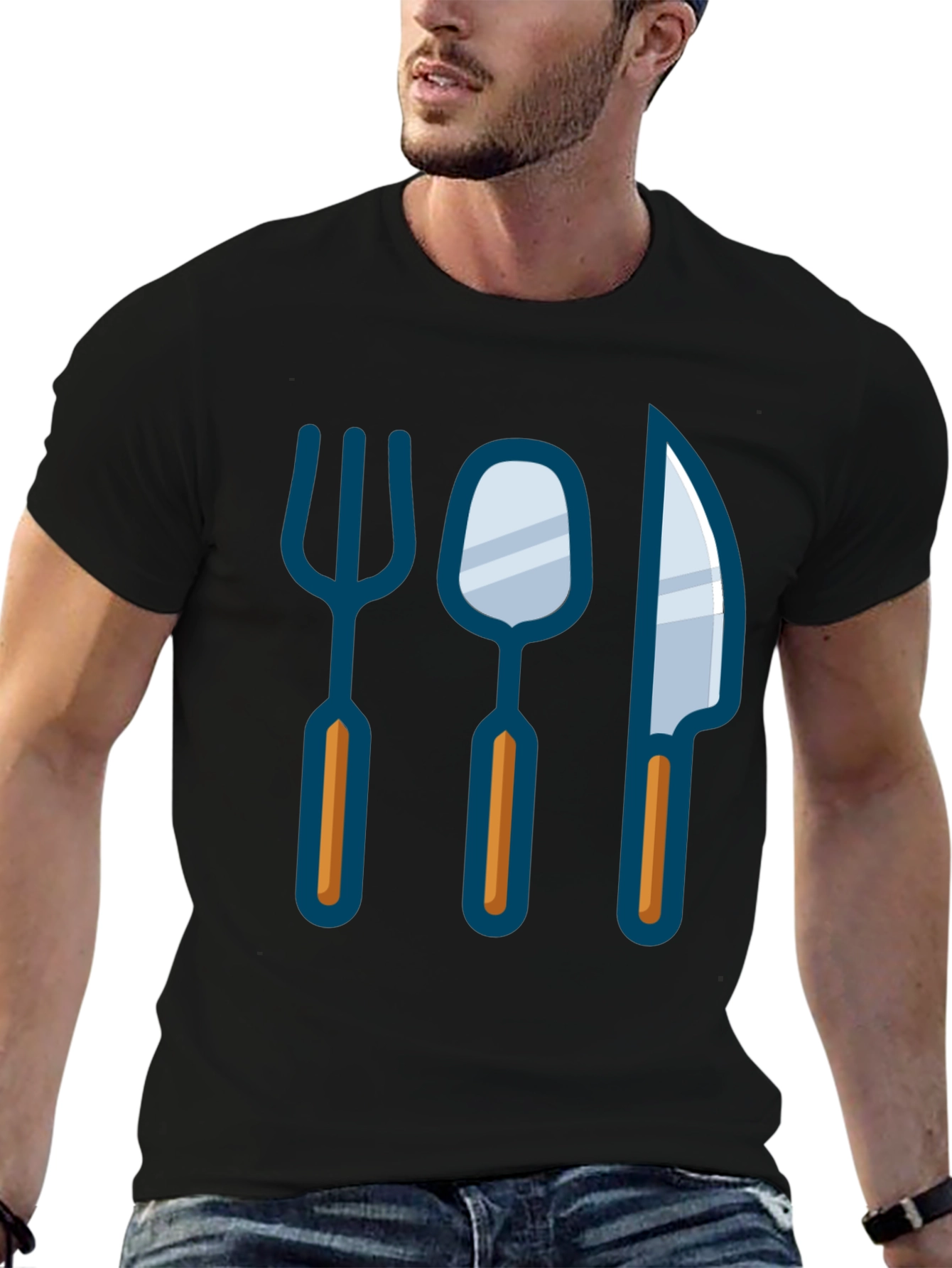 Chefs Utensil T-Shirt - Culinary Kitchen Tee