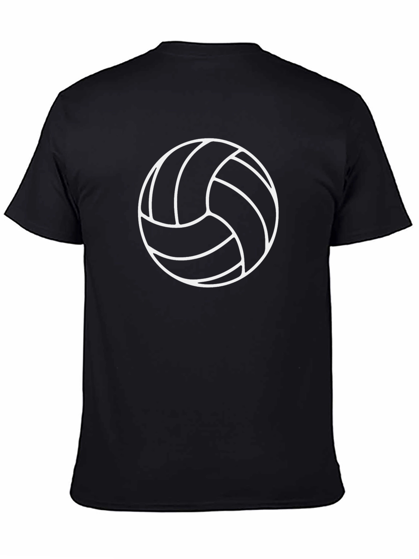 Volleyball Graphic Tee - Black