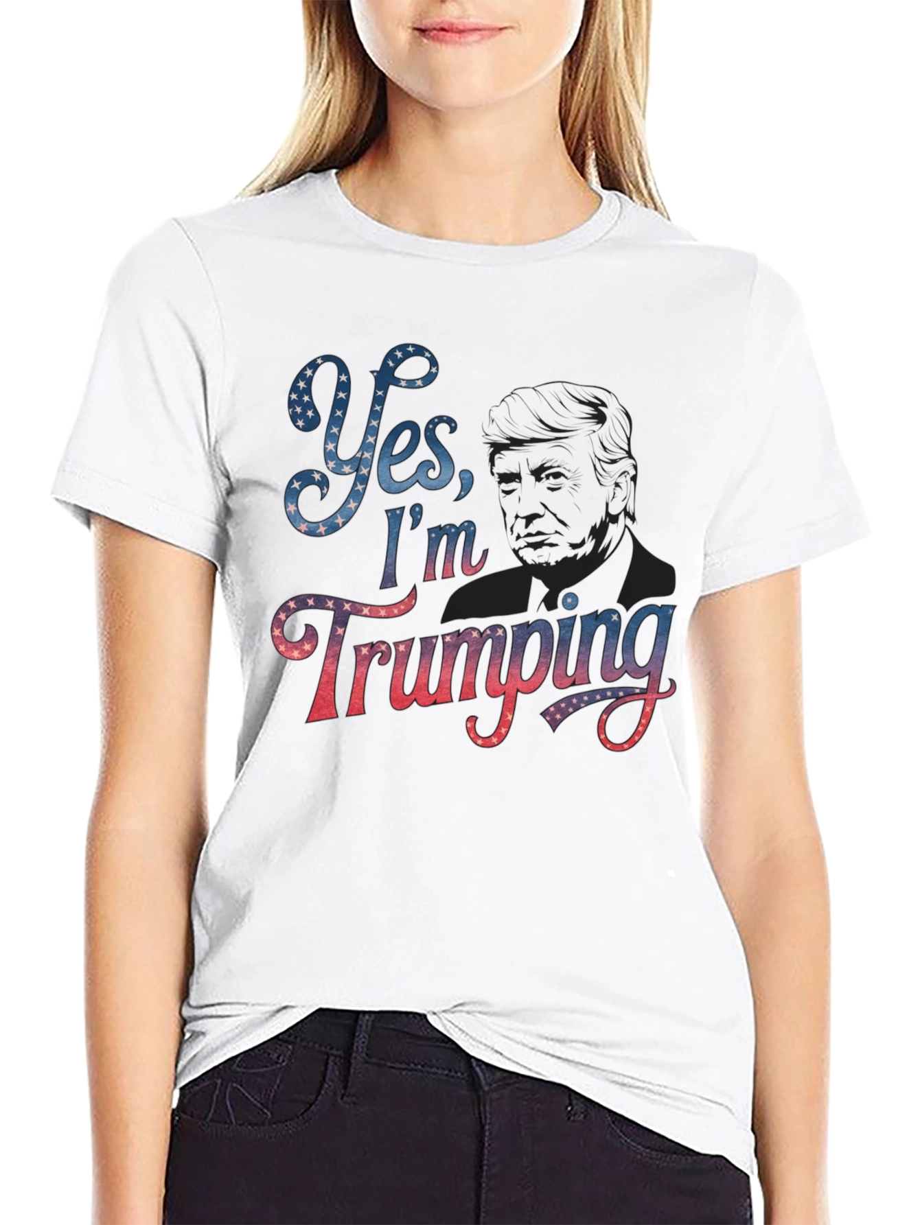 Yes Im Trumping T-Shirt Political Slogan Tee