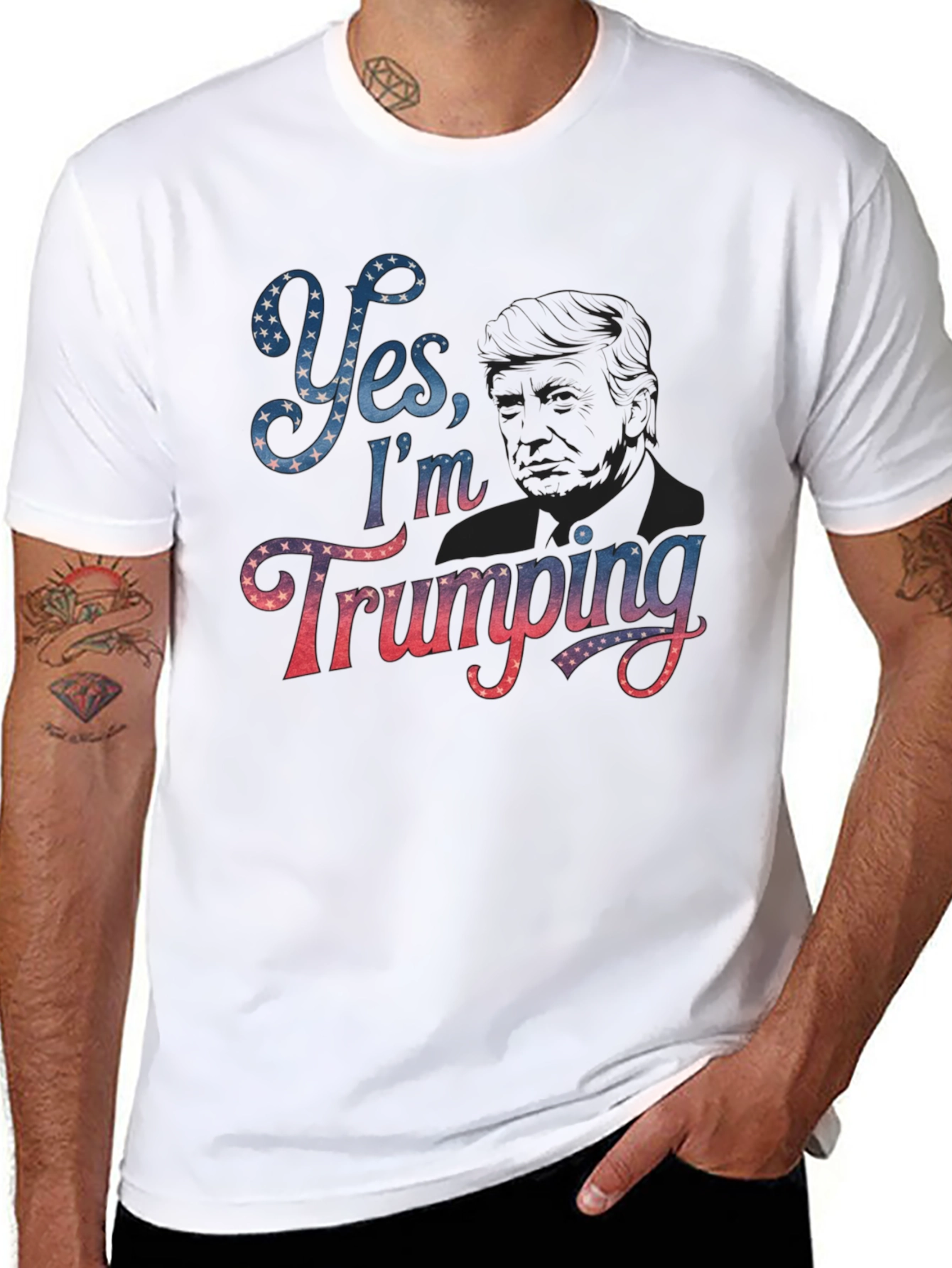 Yes Im Trumping T-Shirt Political Slogan Tee