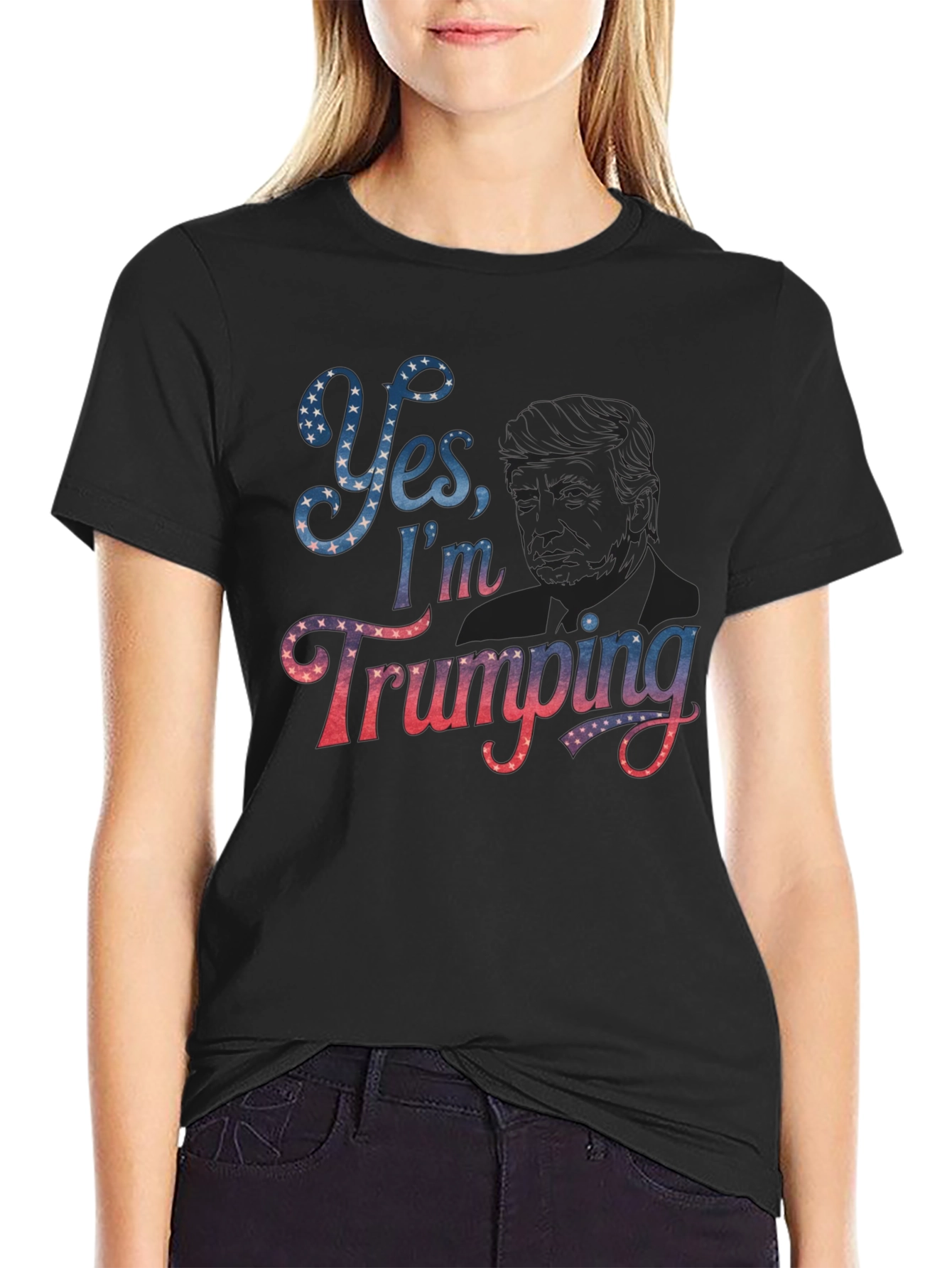 Yes Im Trumping T-Shirt Political Slogan Tee