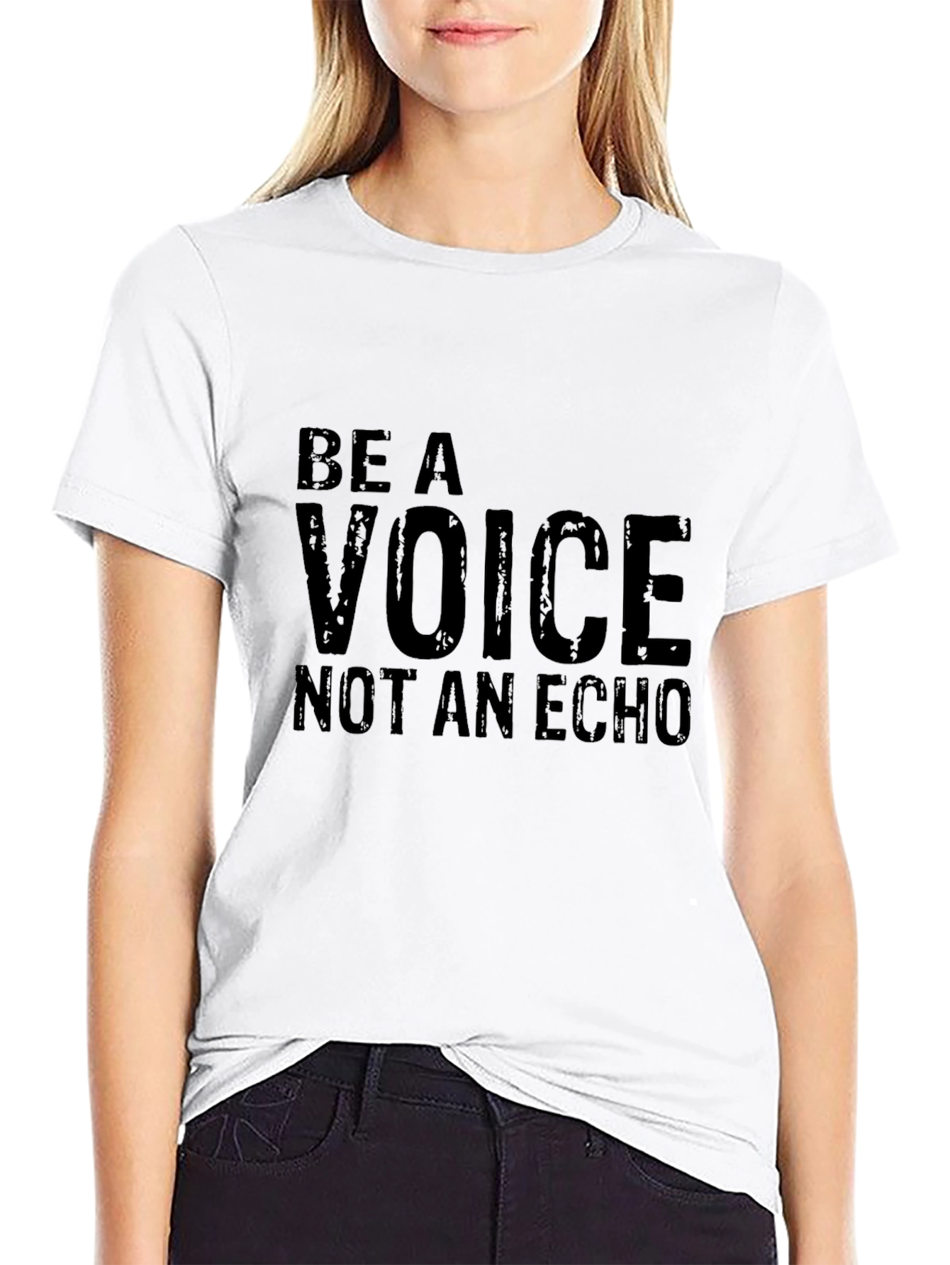 Be A Voice T-Shirt - Motivational Graphic Tee