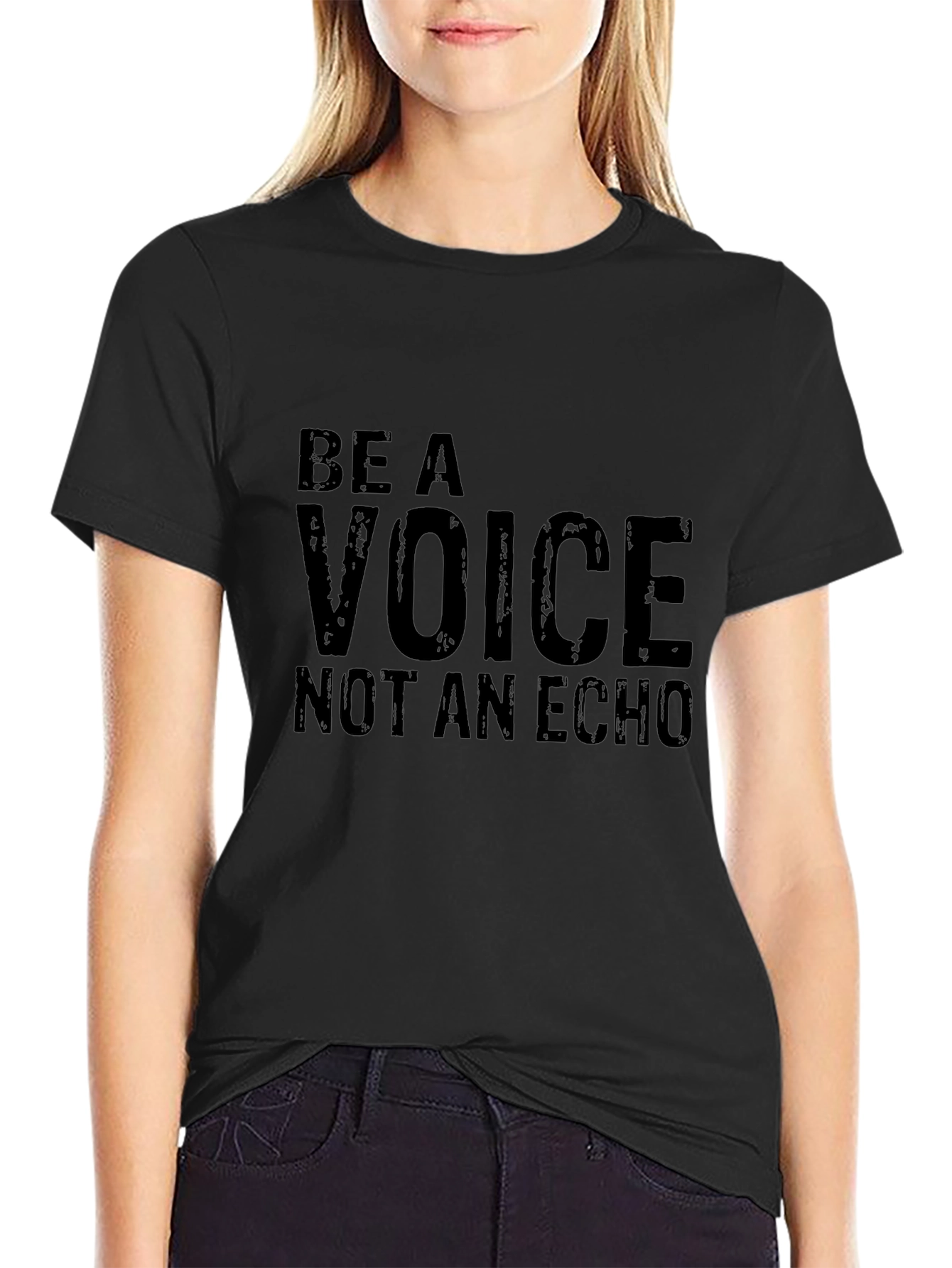 Be A Voice T-Shirt - Motivational Graphic Tee