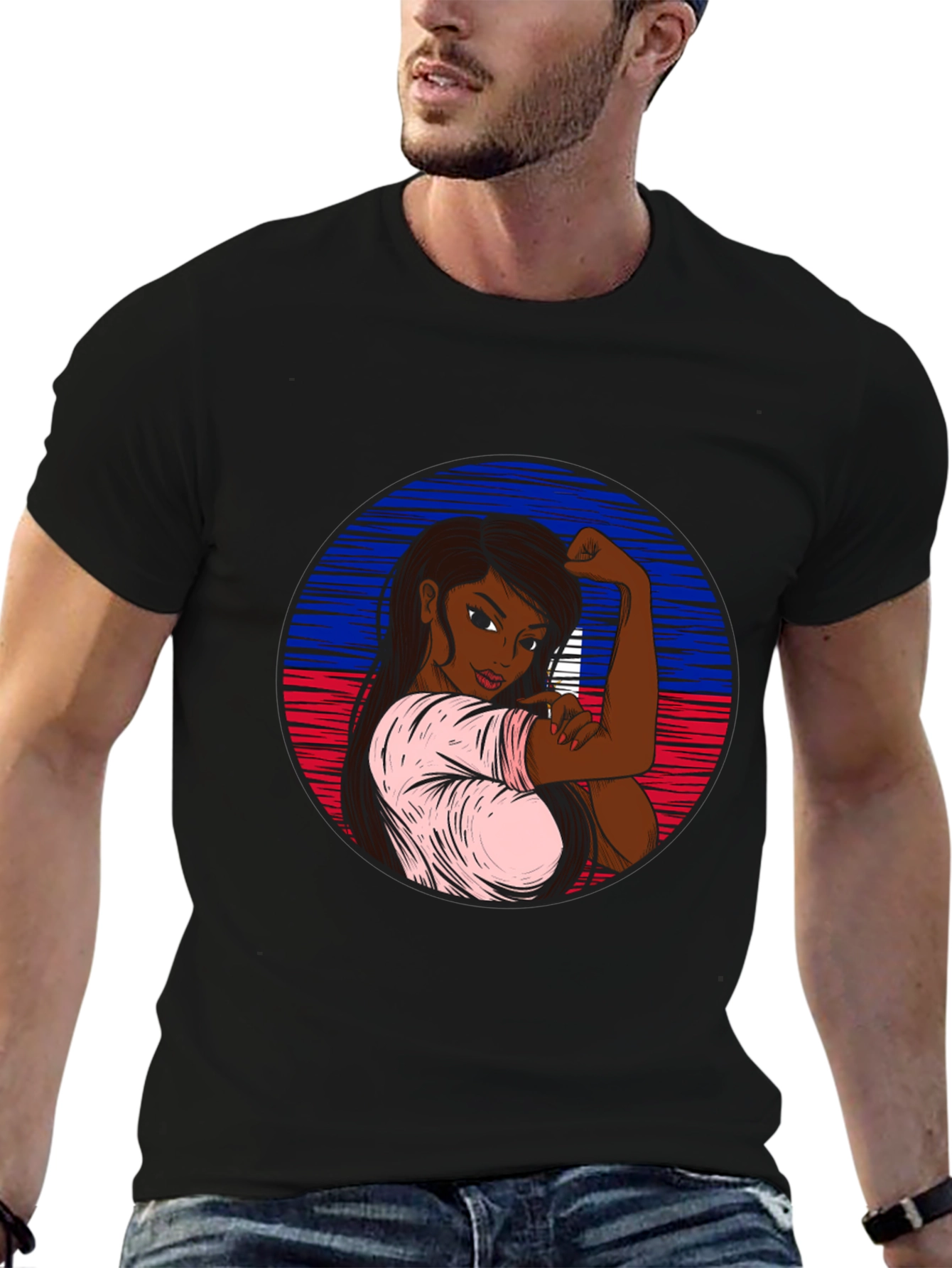 Empowered Woman Tee - Black