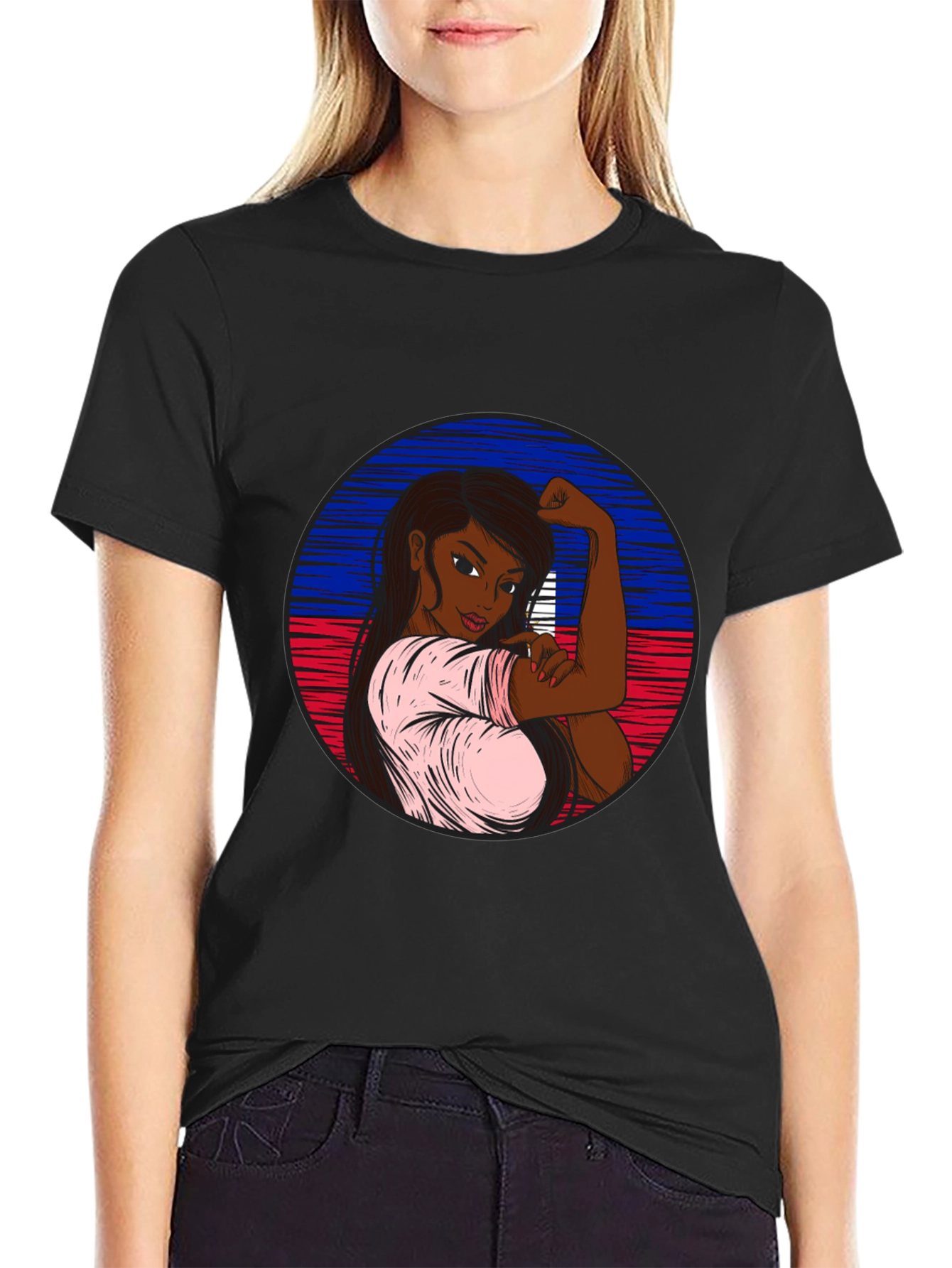 Empowered Woman Tee - Black