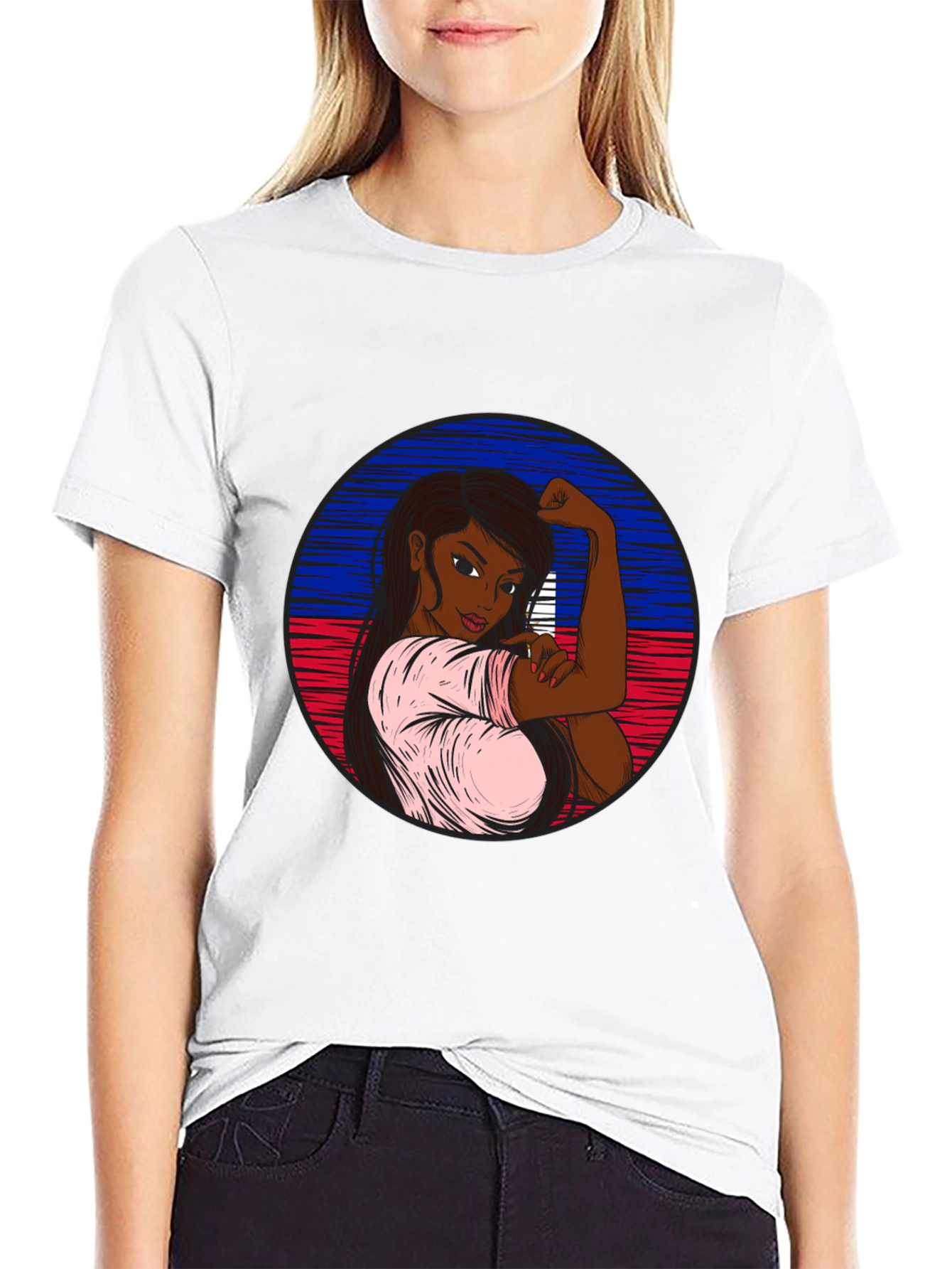 Empowered Woman Tee - Black