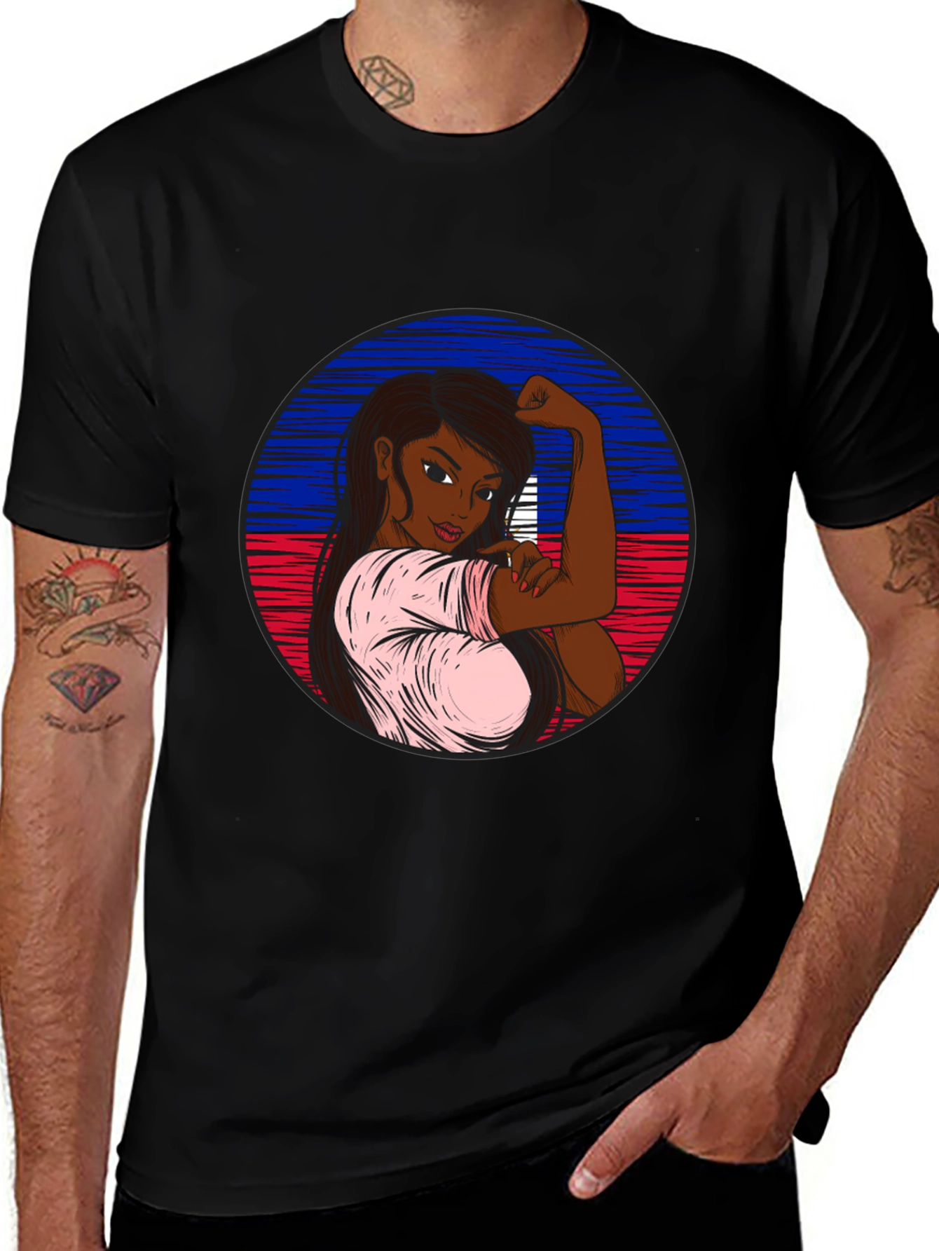 Empowered Woman Tee - Black