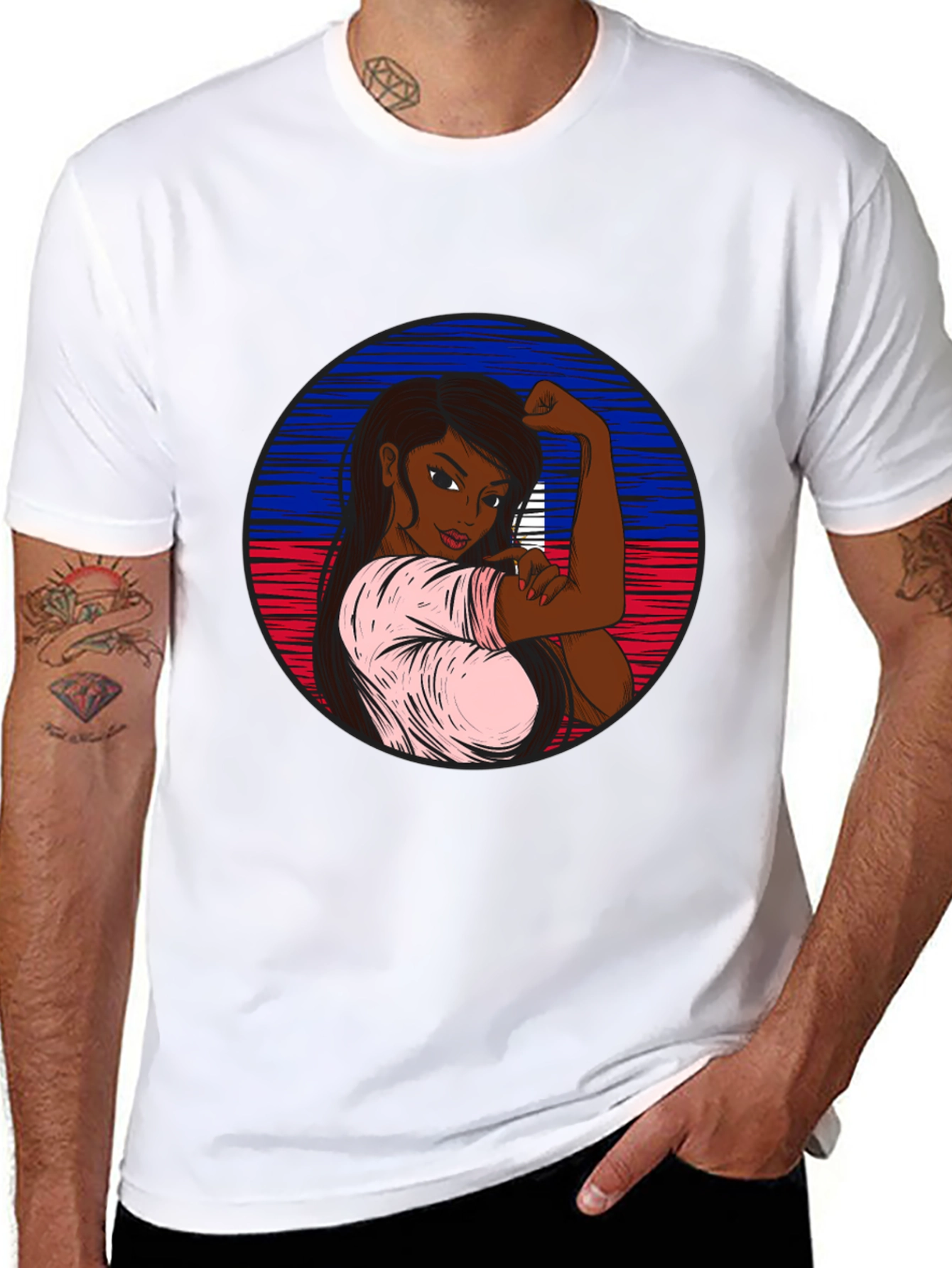 Empowered Woman Tee - Black