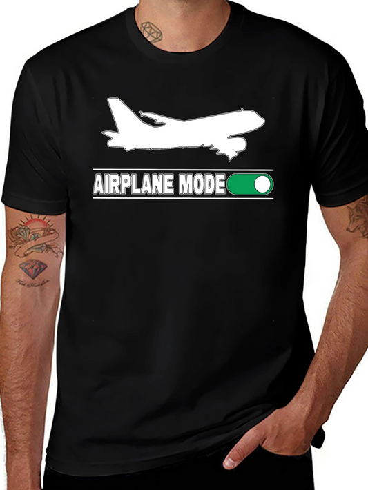 Airplane Mode Graphic Tee - Relax & Unwind