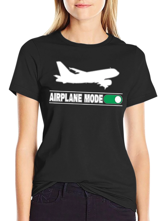 Airplane Mode Graphic Tee - Relax & Unwind