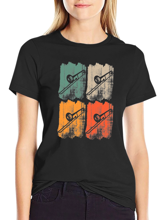 Vintage Trombone Graphic Tee