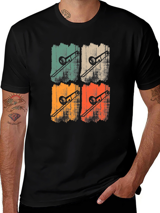 Vintage Trombone Graphic Tee