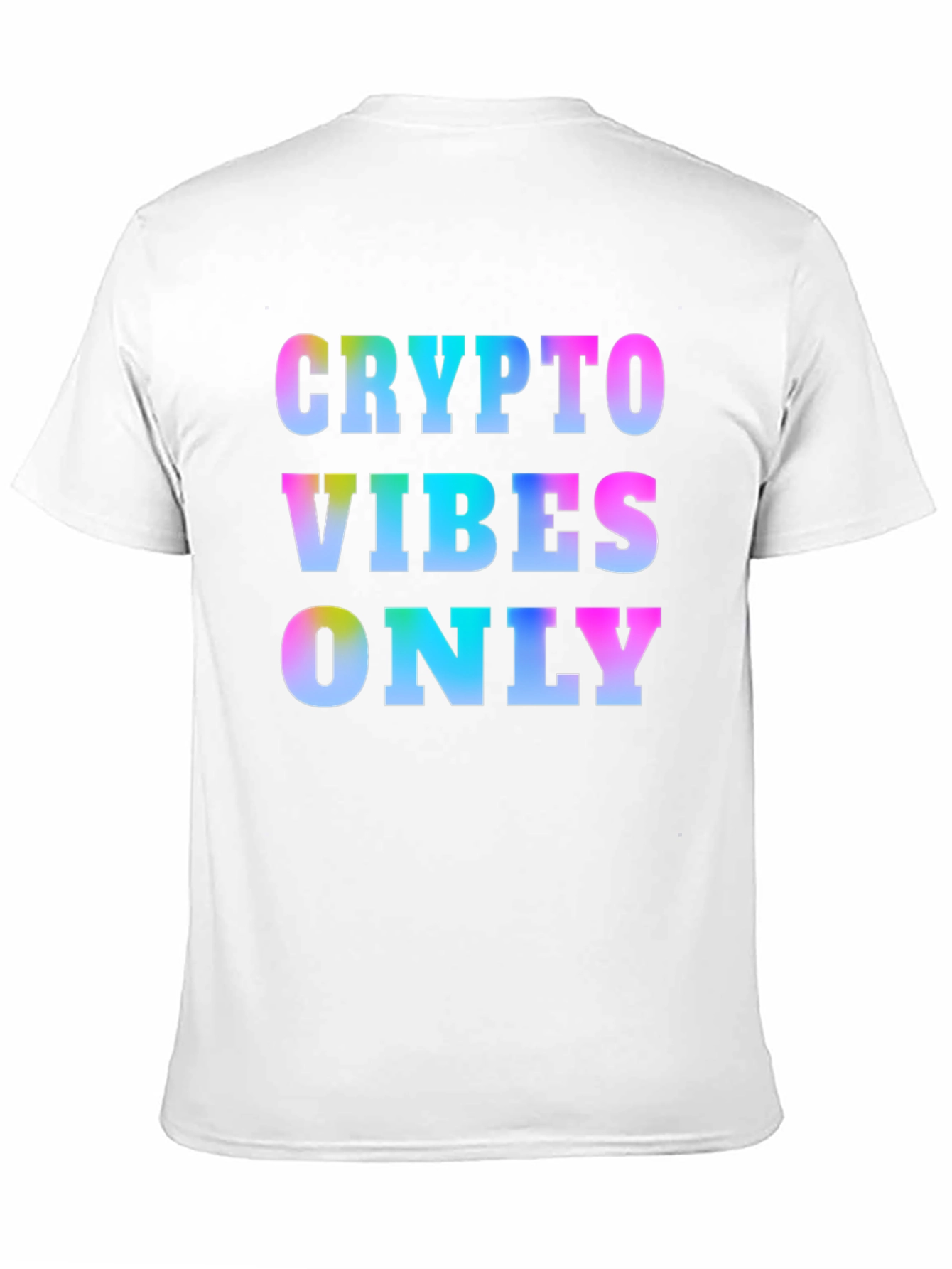 Crypto Vibes Only Graphic T-Shirt - Mens Black Tee