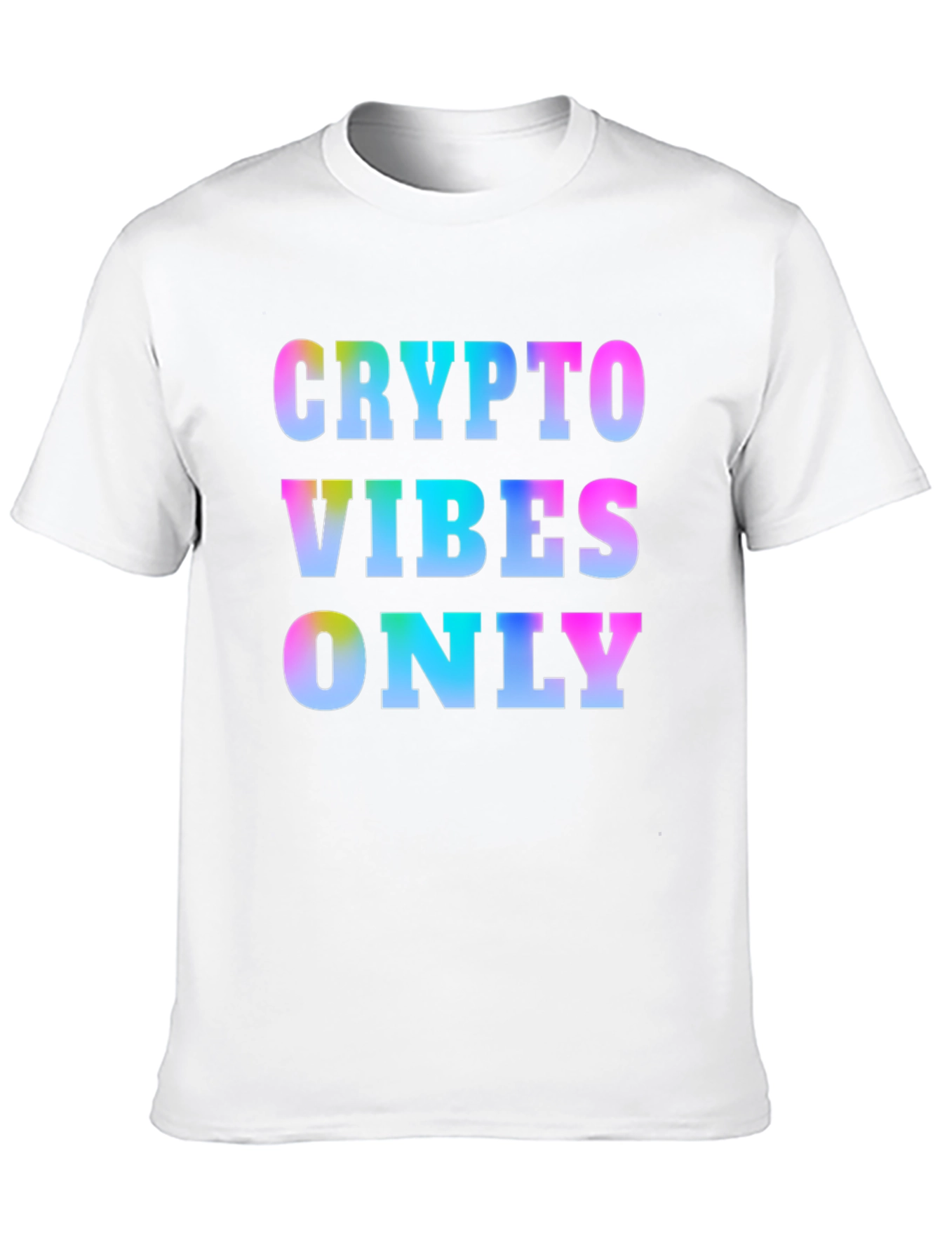 Crypto Vibes Only Graphic T-Shirt - Mens Black Tee