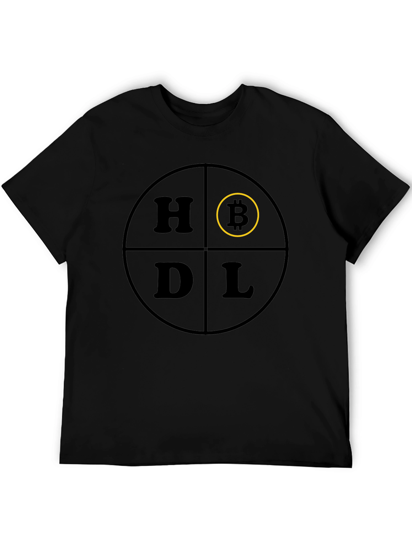 HODL Bitcoin Crypto T-Shirt - Black
