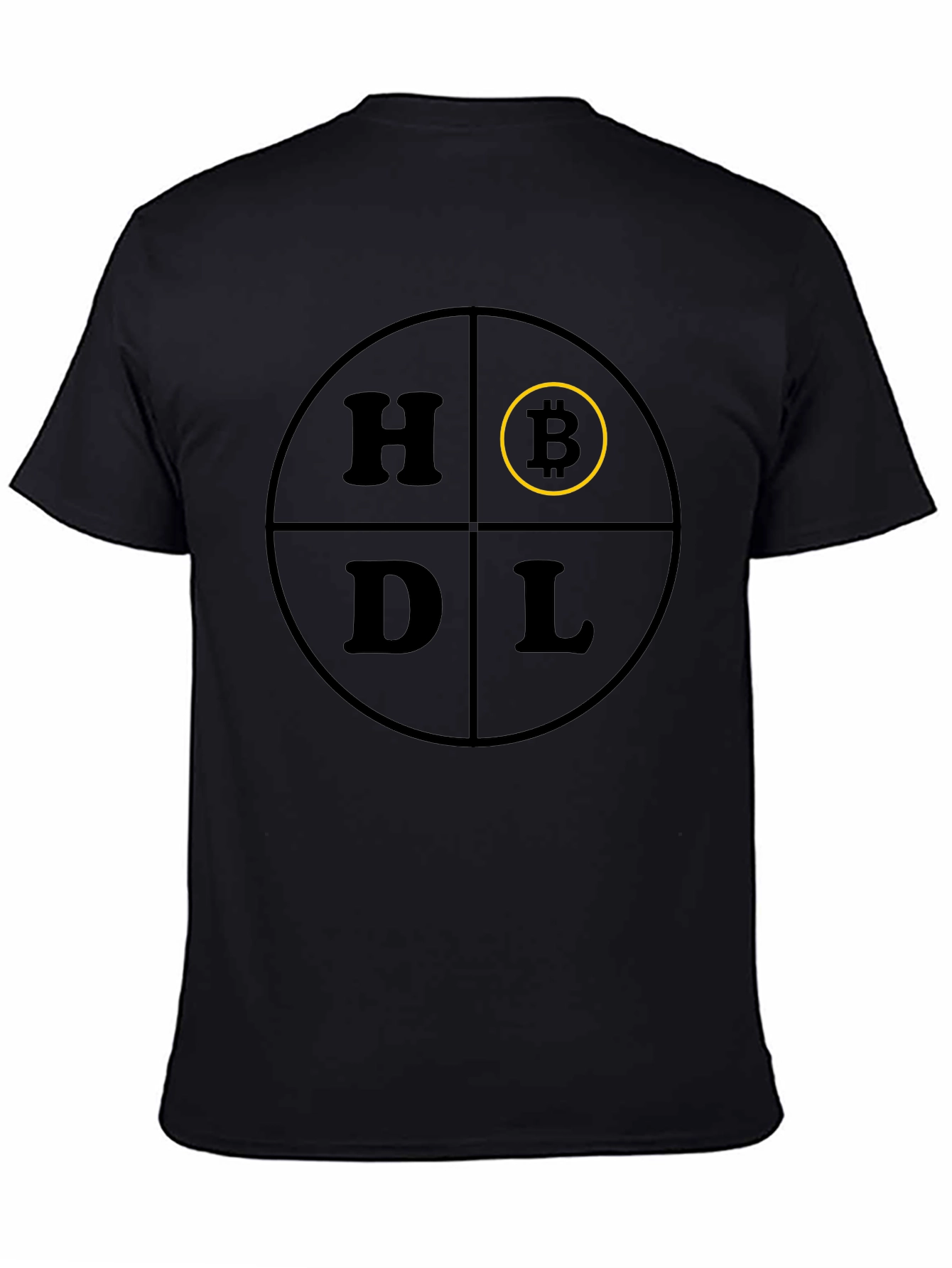 HODL Bitcoin Crypto T-Shirt - Black