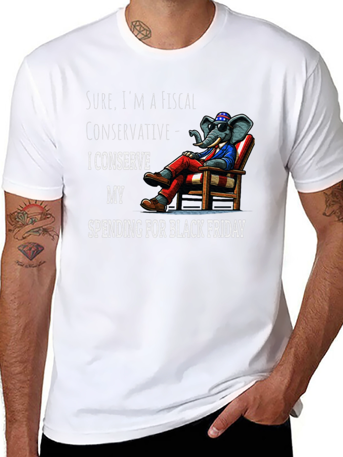Fiscal Conservative Black Friday T-Shirt