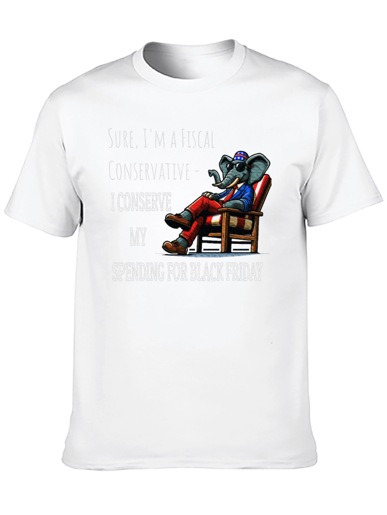 Fiscal Conservative Black Friday T-Shirt