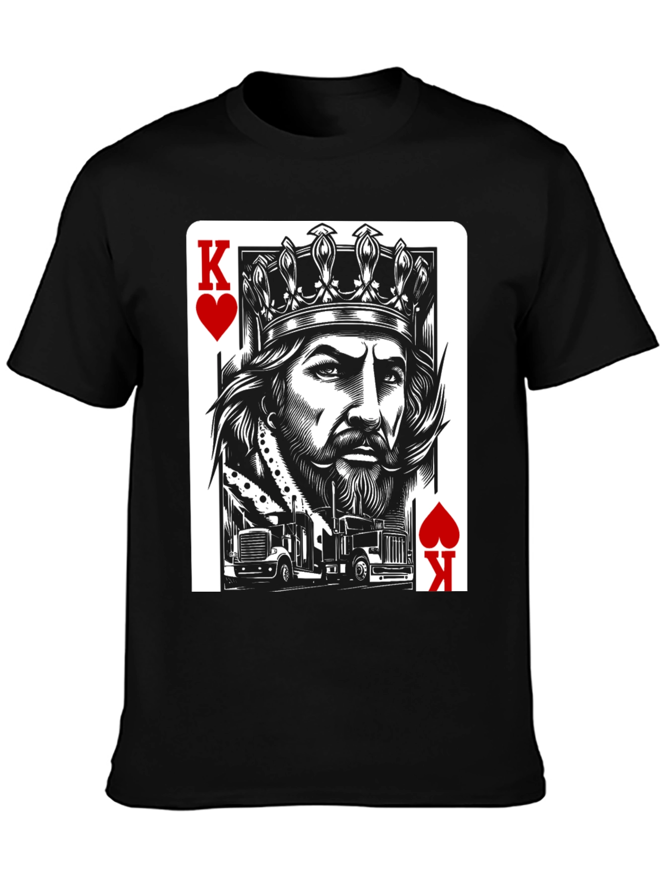 King of Hearts Trucker T-Shirt