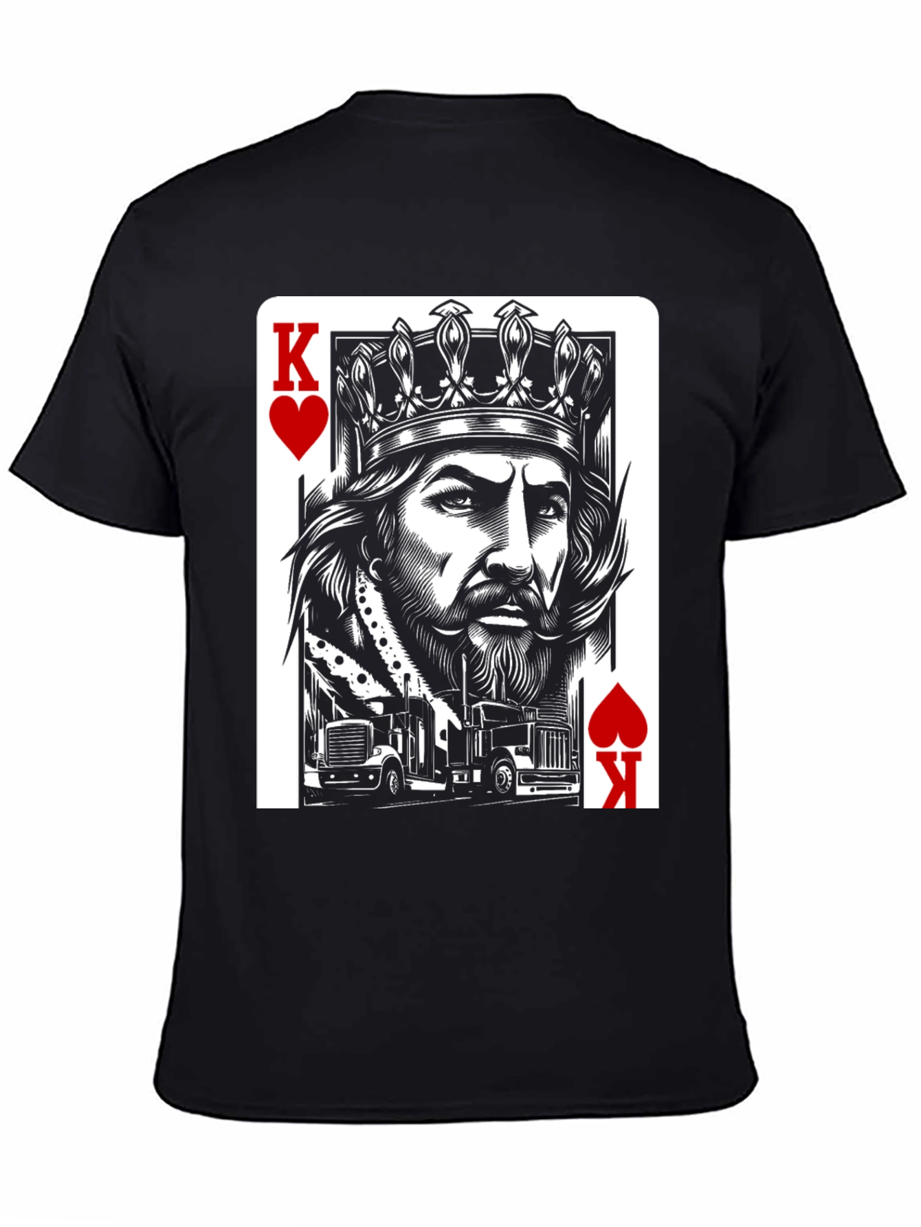 King of Hearts Trucker T-Shirt