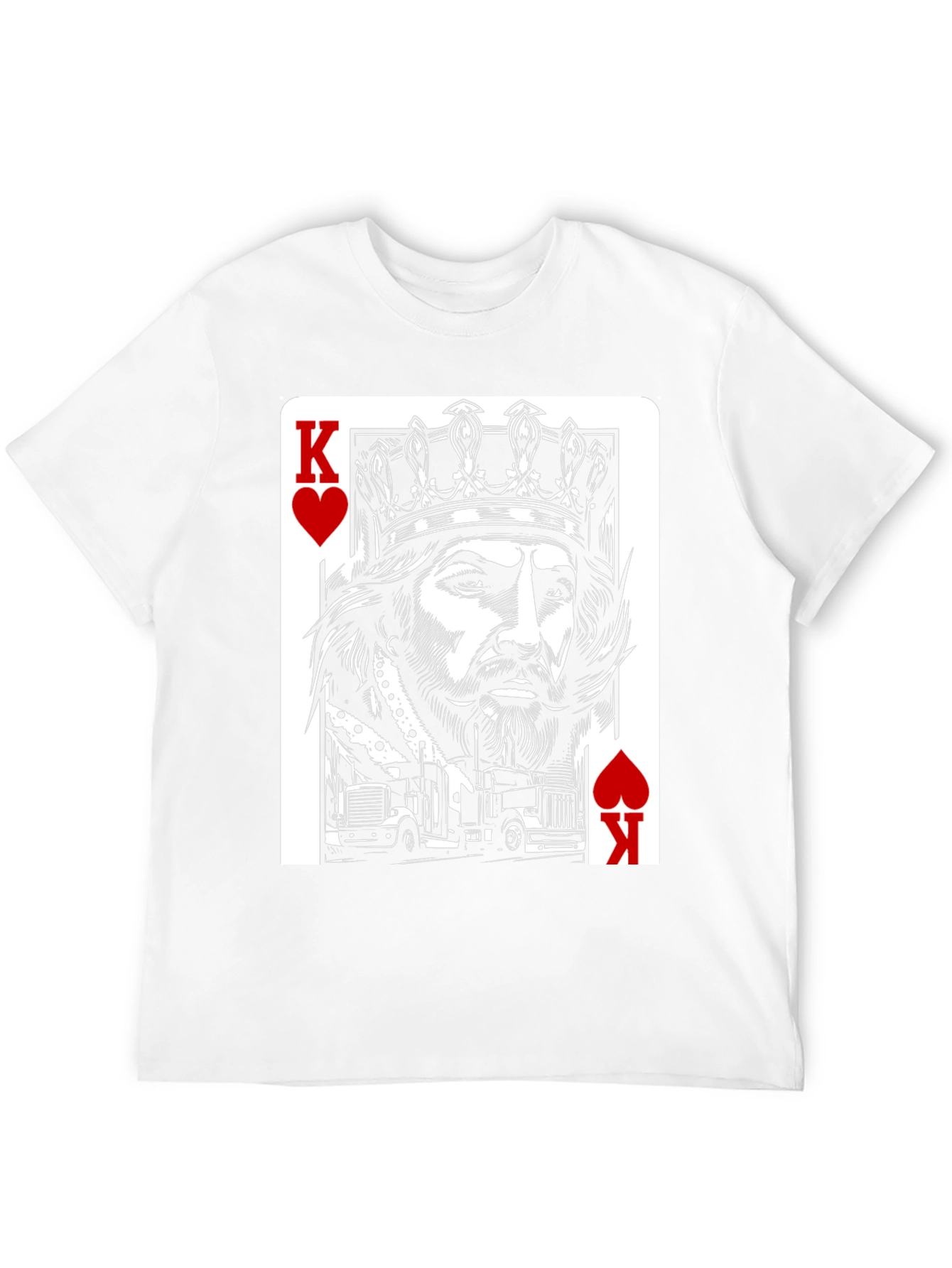 King of Hearts Trucker T-Shirt