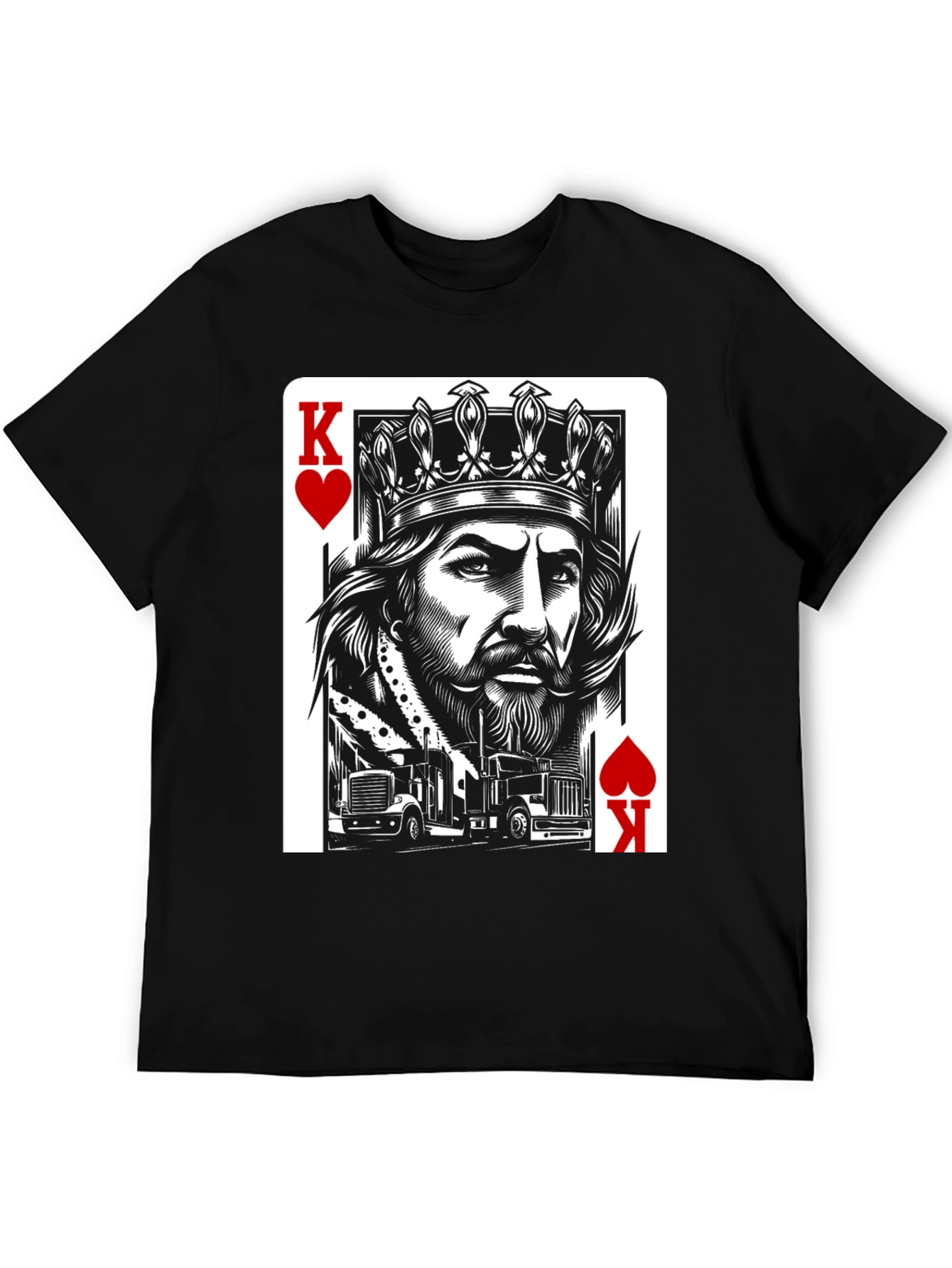 King of Hearts Trucker T-Shirt