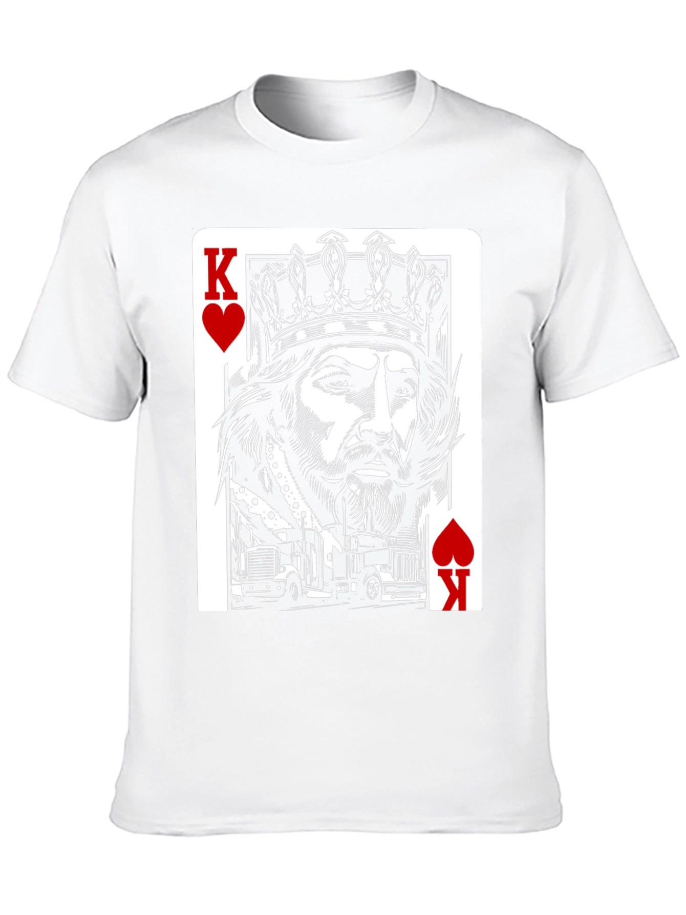 King of Hearts Trucker T-Shirt