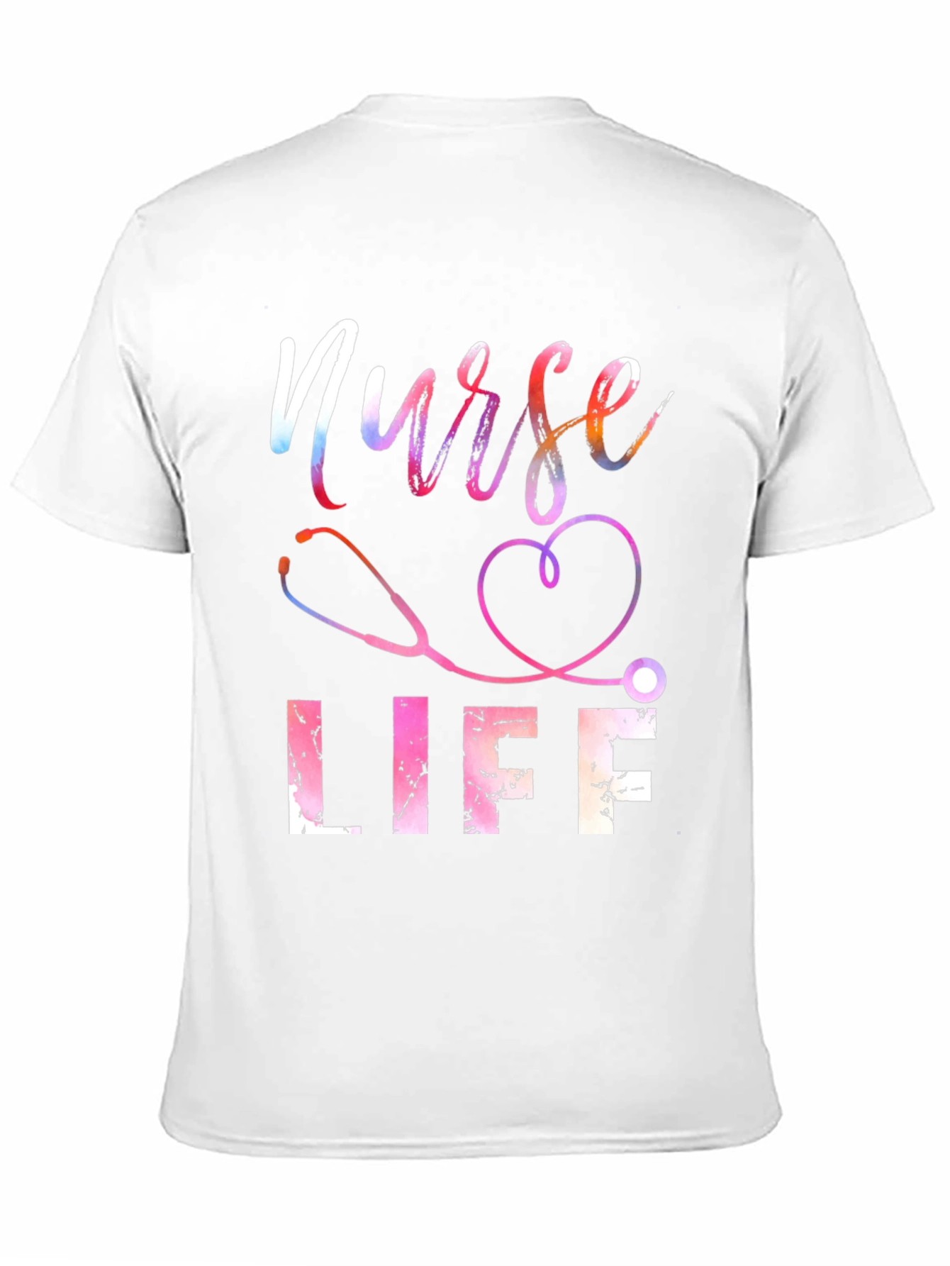 Nurse Life T-Shirt - Stethoscope Heart