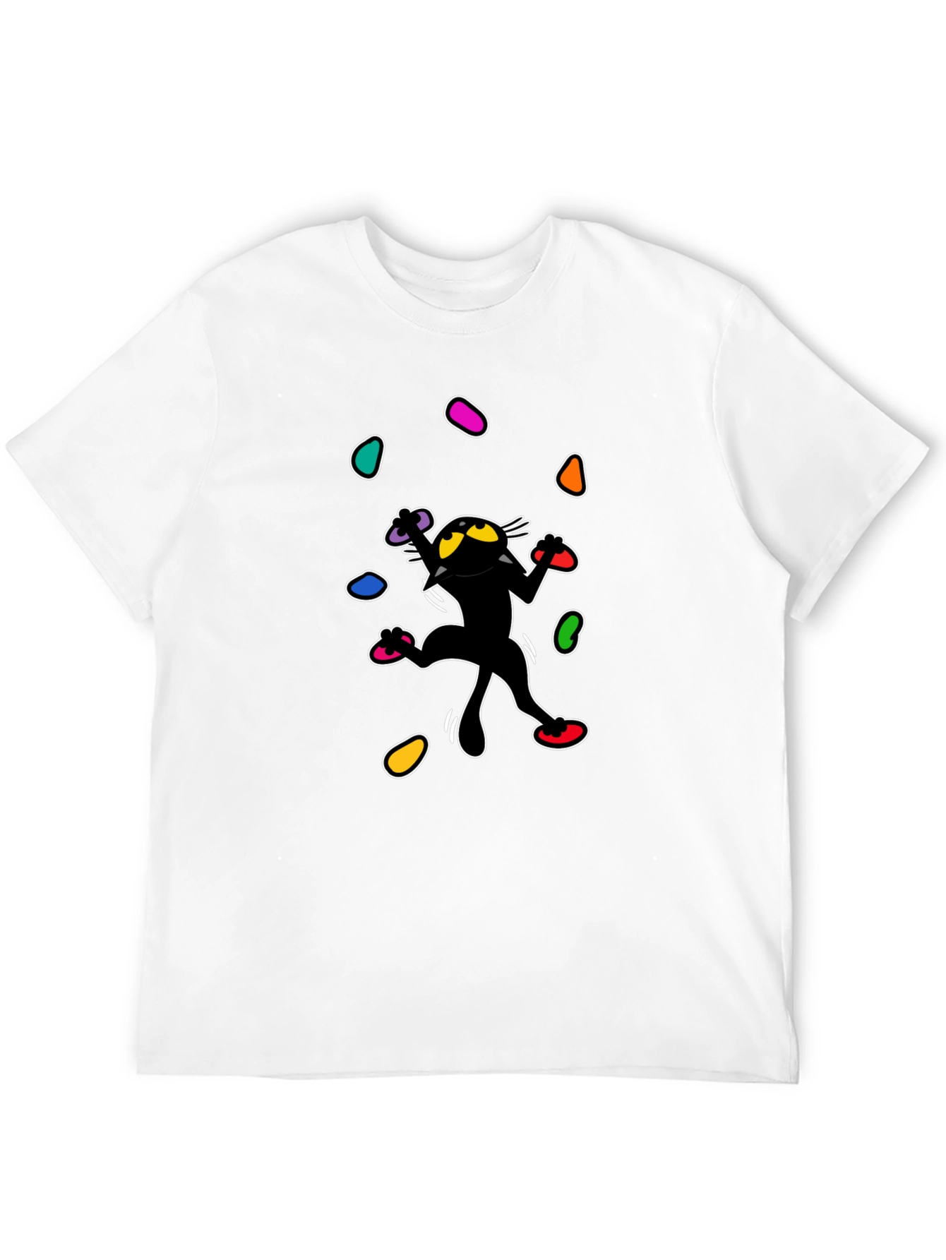 Climbing Cat Graphic Tee