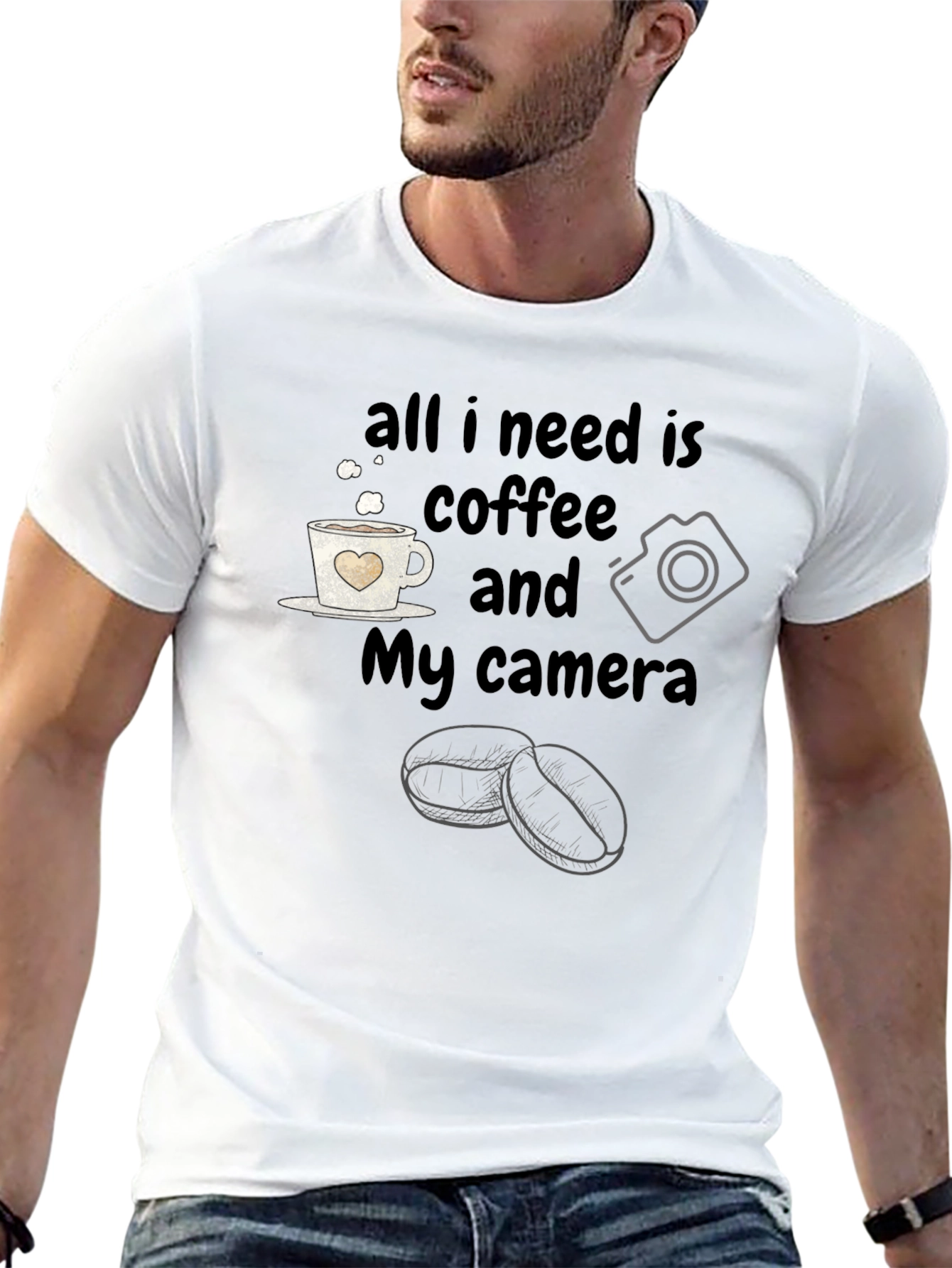 Coffee & Camera T-Shirt: Photographers Must-Have Tee