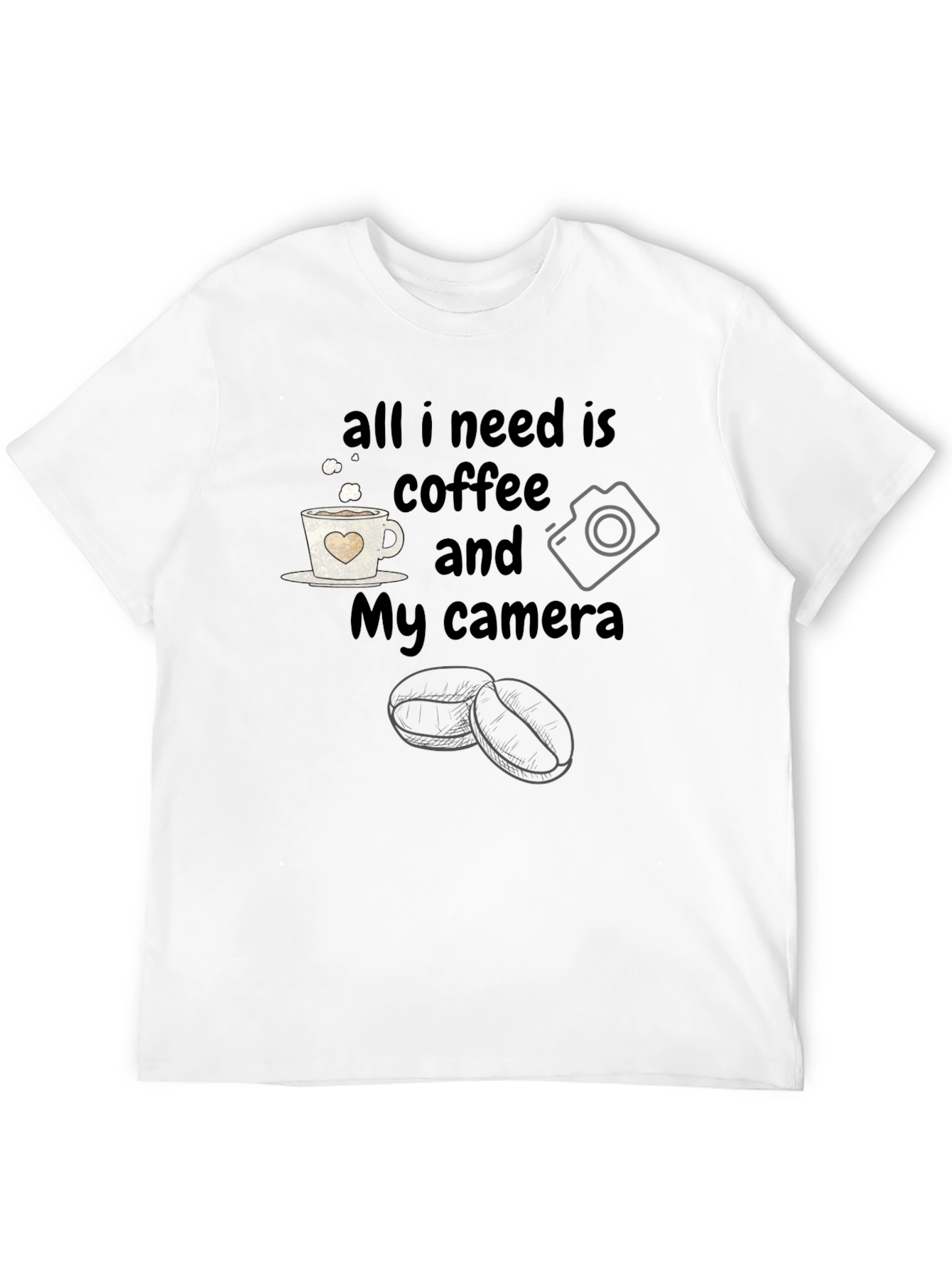 Coffee & Camera T-Shirt: Photographers Must-Have Tee