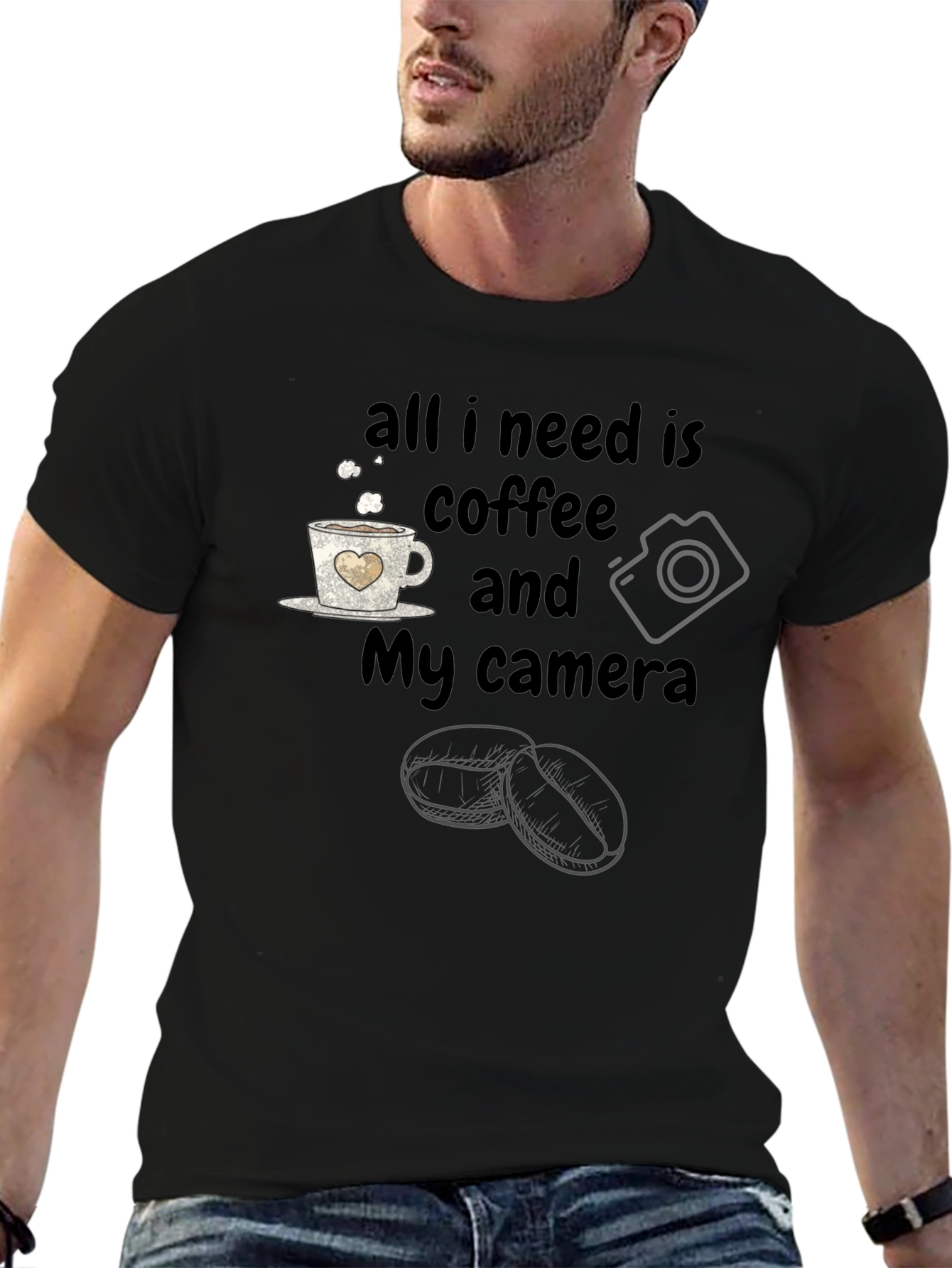 Coffee & Camera T-Shirt: Photographers Must-Have Tee