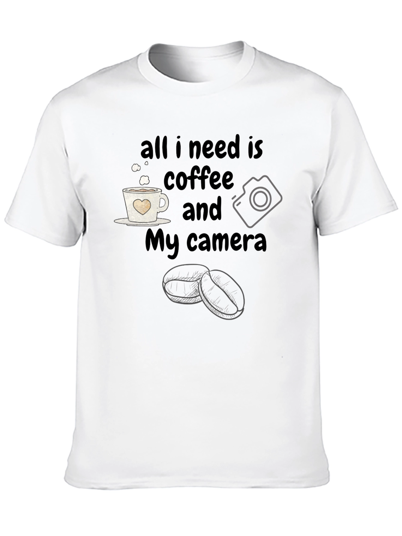 Coffee & Camera T-Shirt: Photographers Must-Have Tee
