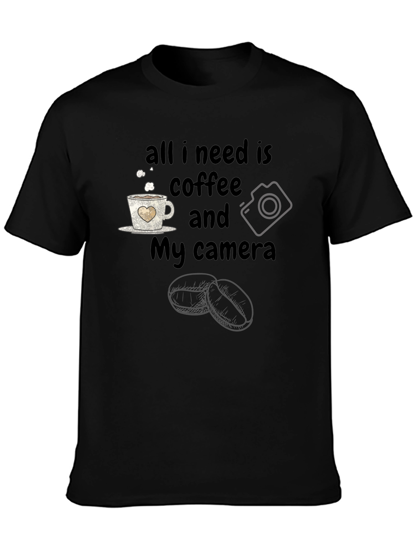 Coffee & Camera T-Shirt: Photographers Must-Have Tee