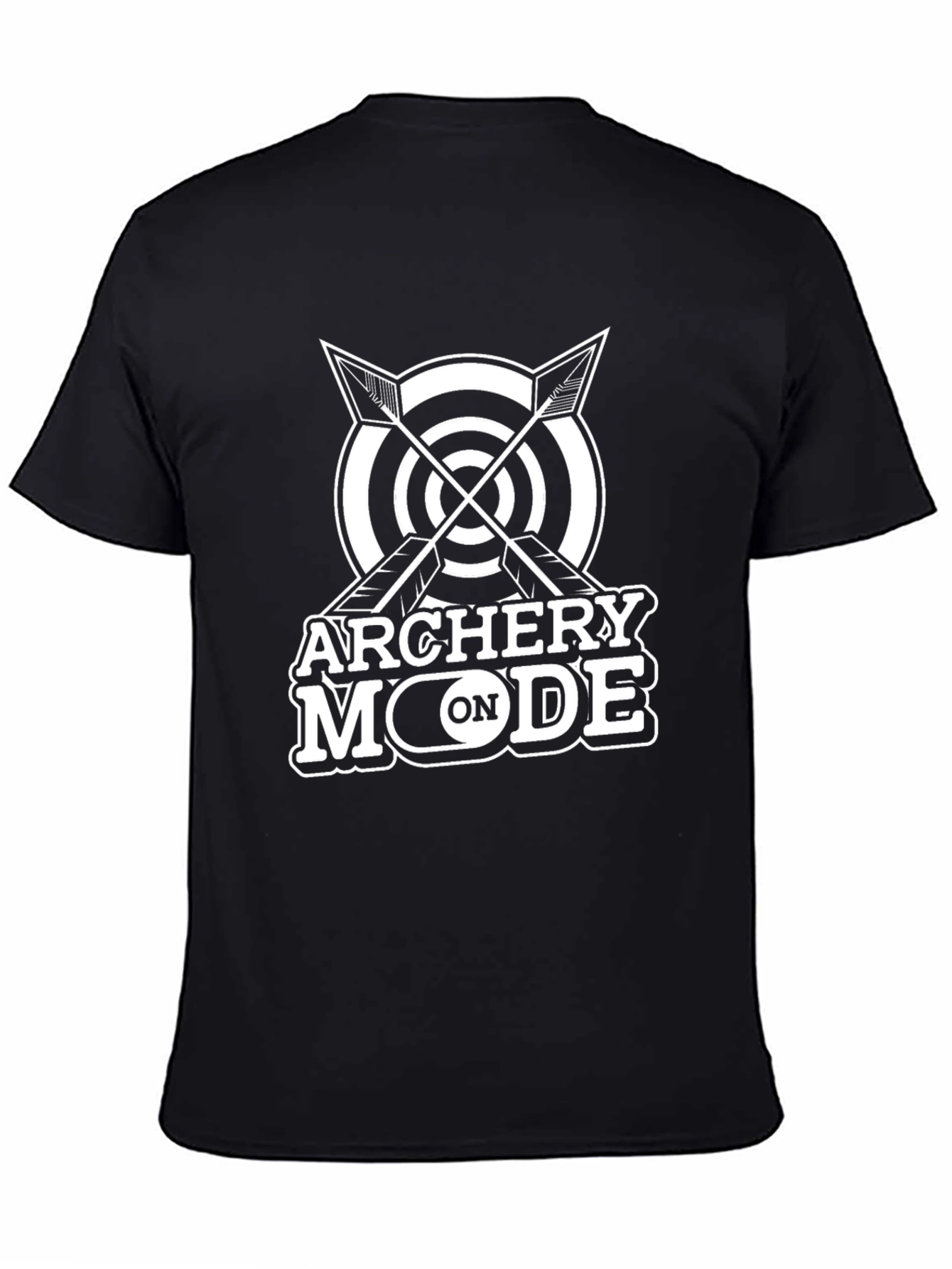 Archery Mode On Black T-Shirt